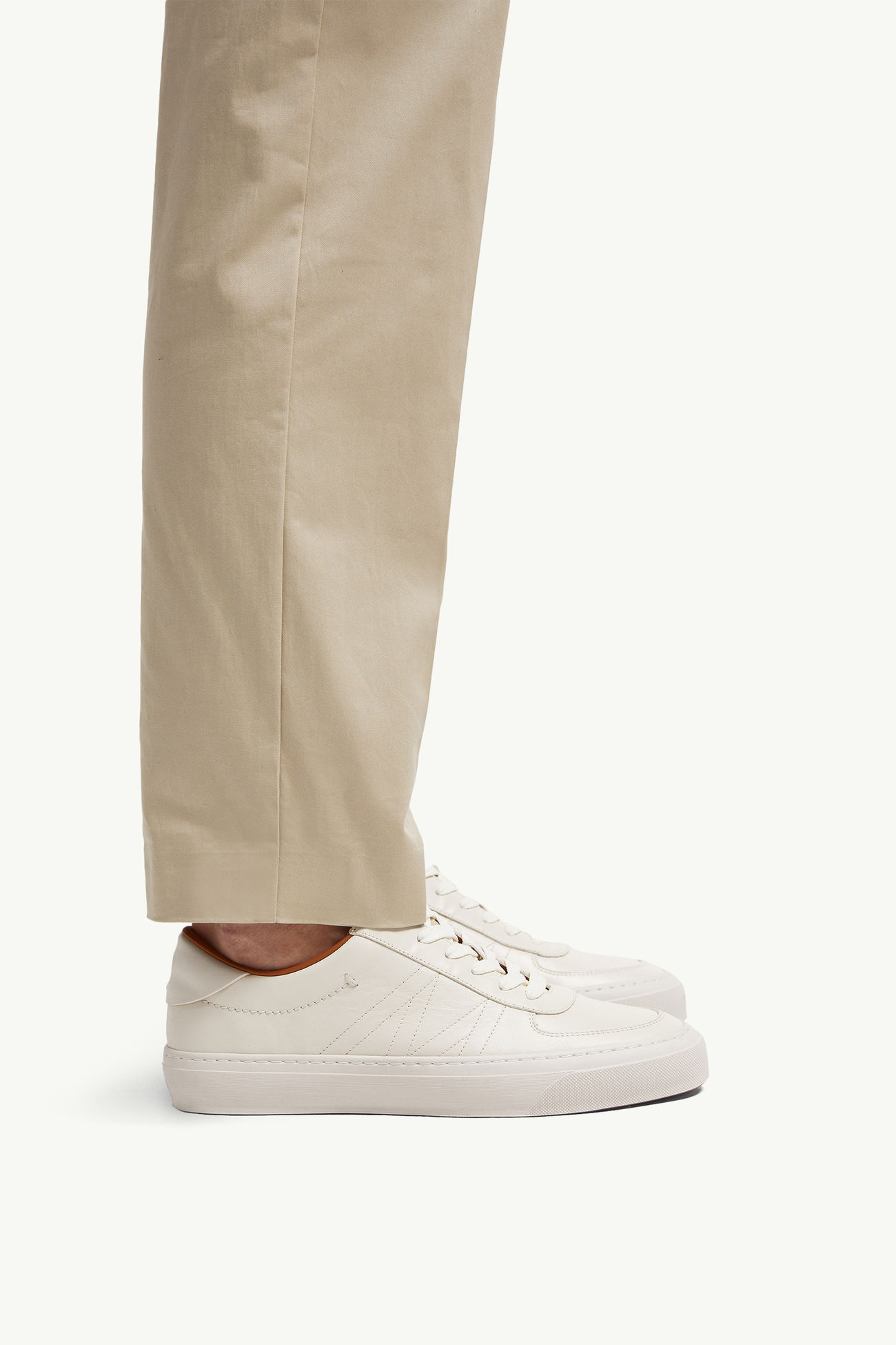 Monclub Leather Sneakers Men White Moncler 1