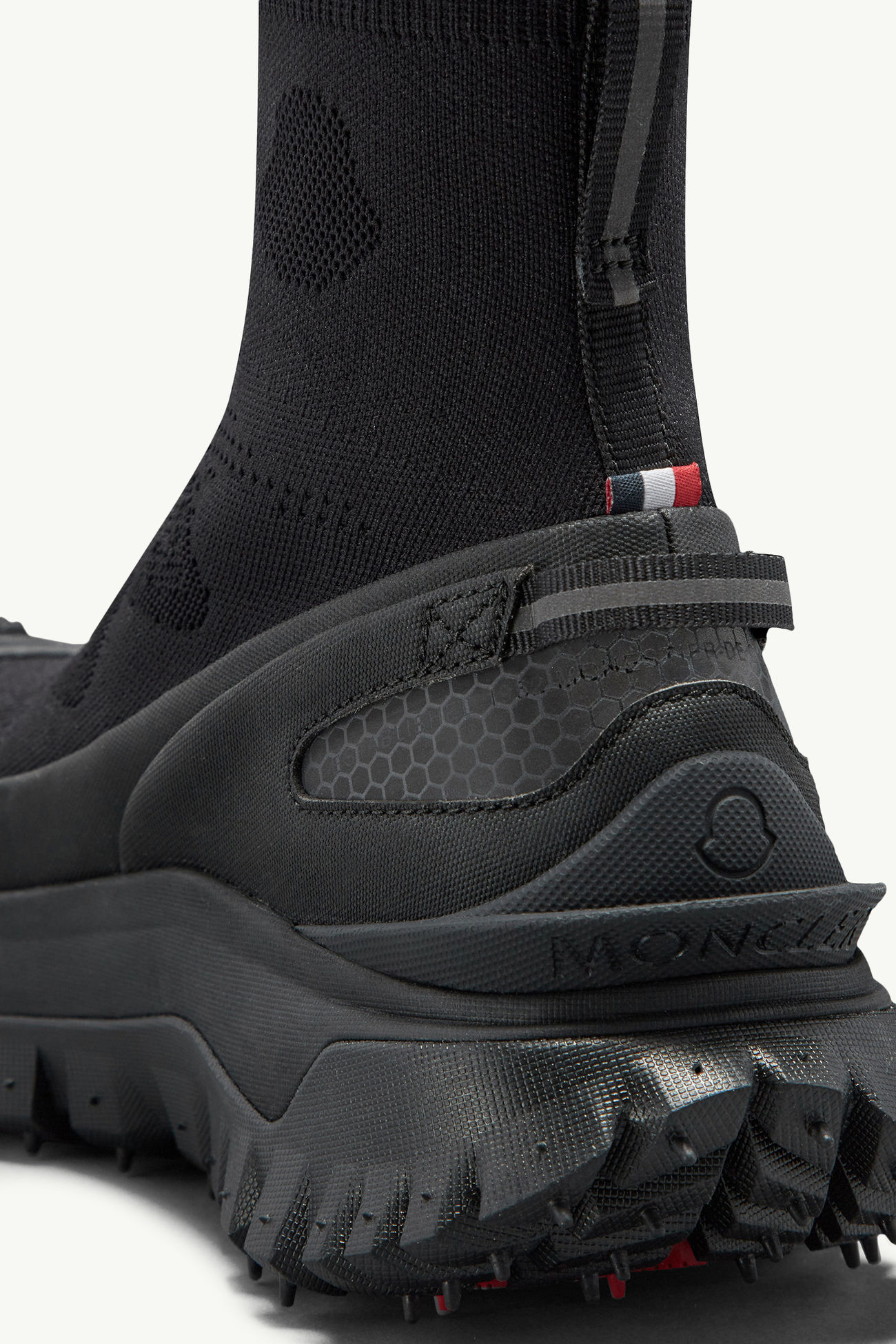 Trailgrip Knit High Top Sneakers Women Black Moncler 4