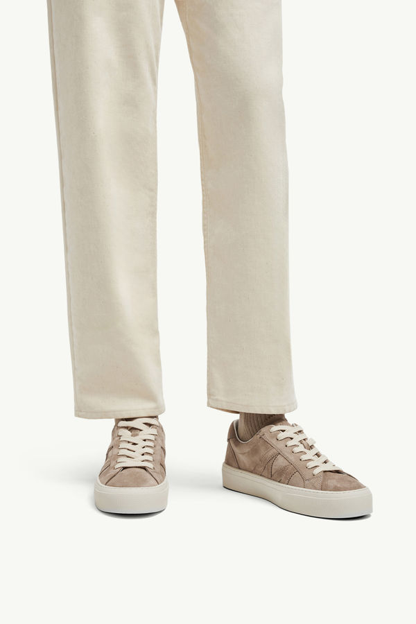 Monaco M Sneaker aus Wildleder Damen Beige Moncler 1