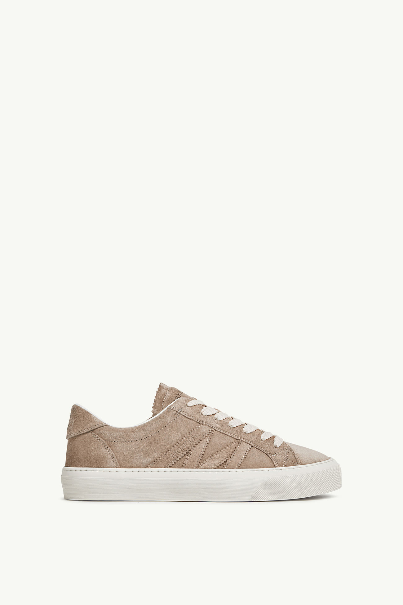 Monaco M Sneaker aus Wildleder Damen Beige Moncler 0