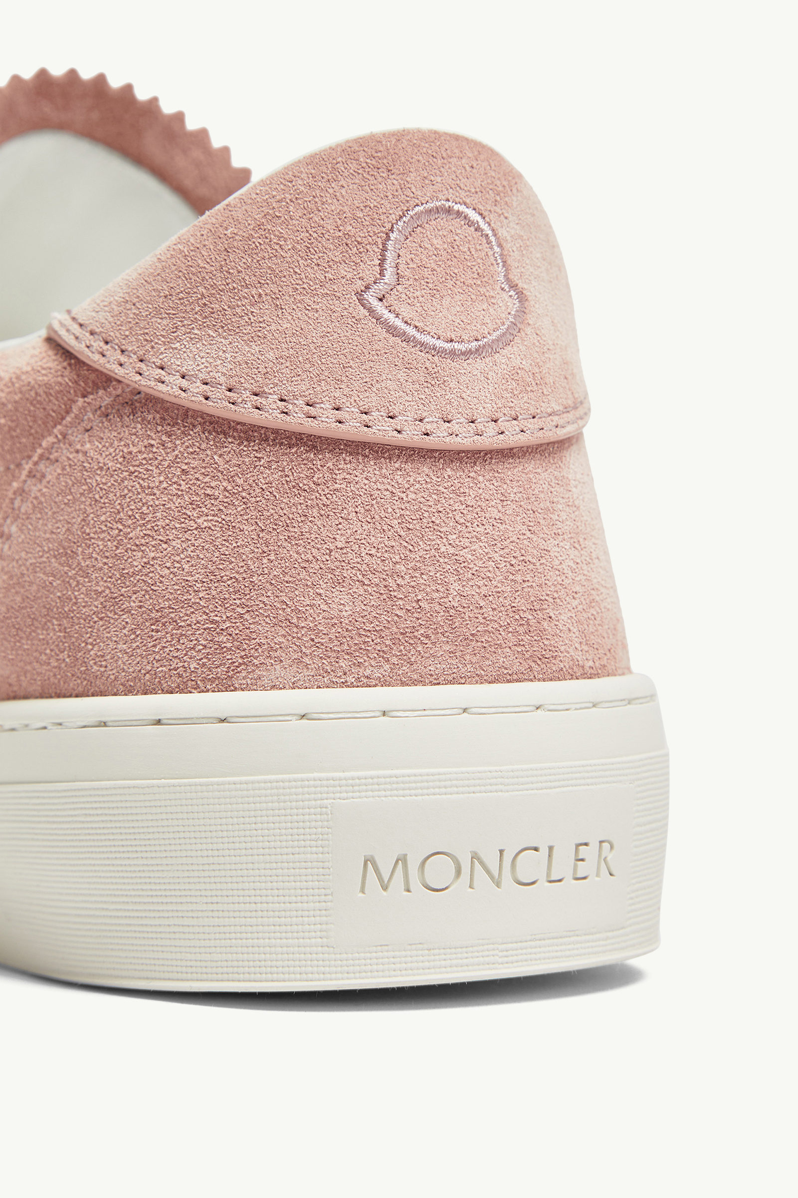 Monaco M Suede Trainers Women Pink Moncler 3