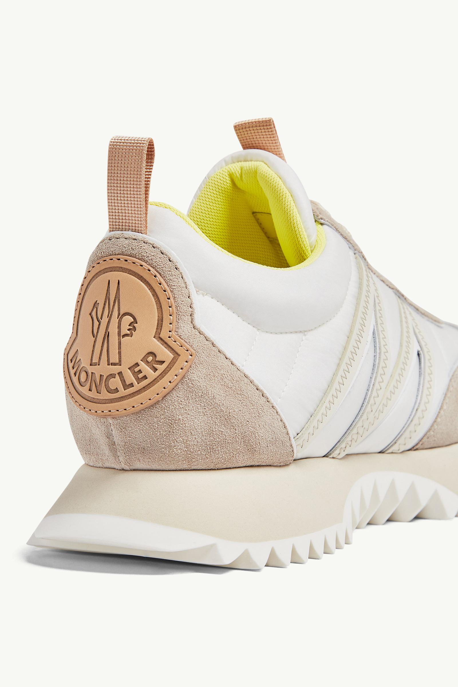 Beige & White Pacey Nylon & Suede Sneakers - Sneakers for Women