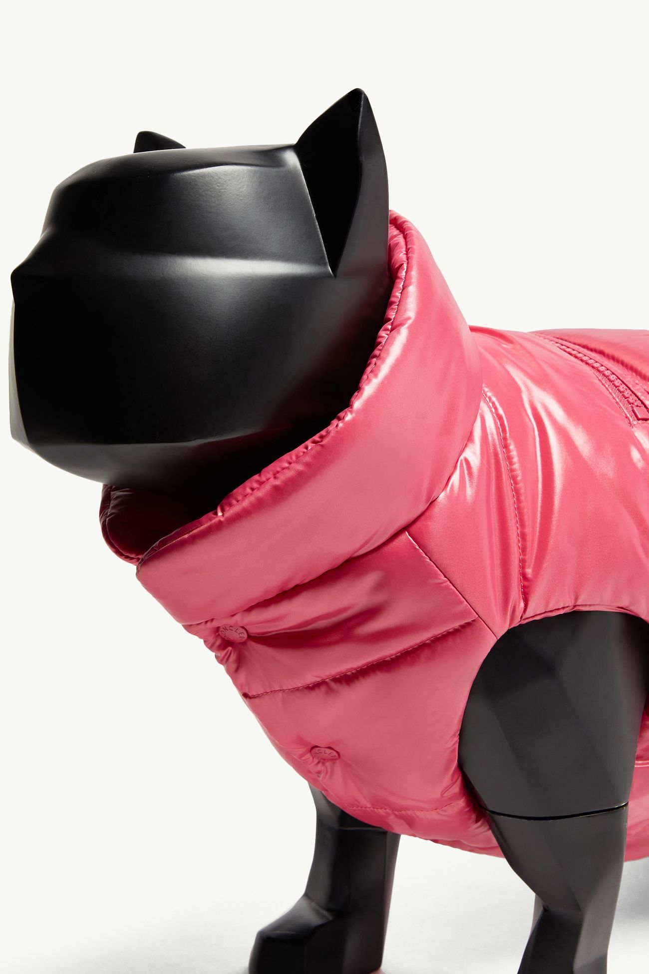 Gilet imbottito per cani Gender Neutral Rosa Brillante Moncler 1