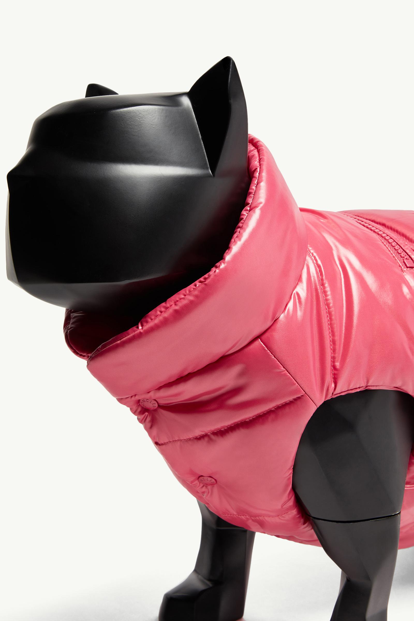 Bright Pink Padded Dog Vest - Moncler Poldo Dog Couture for