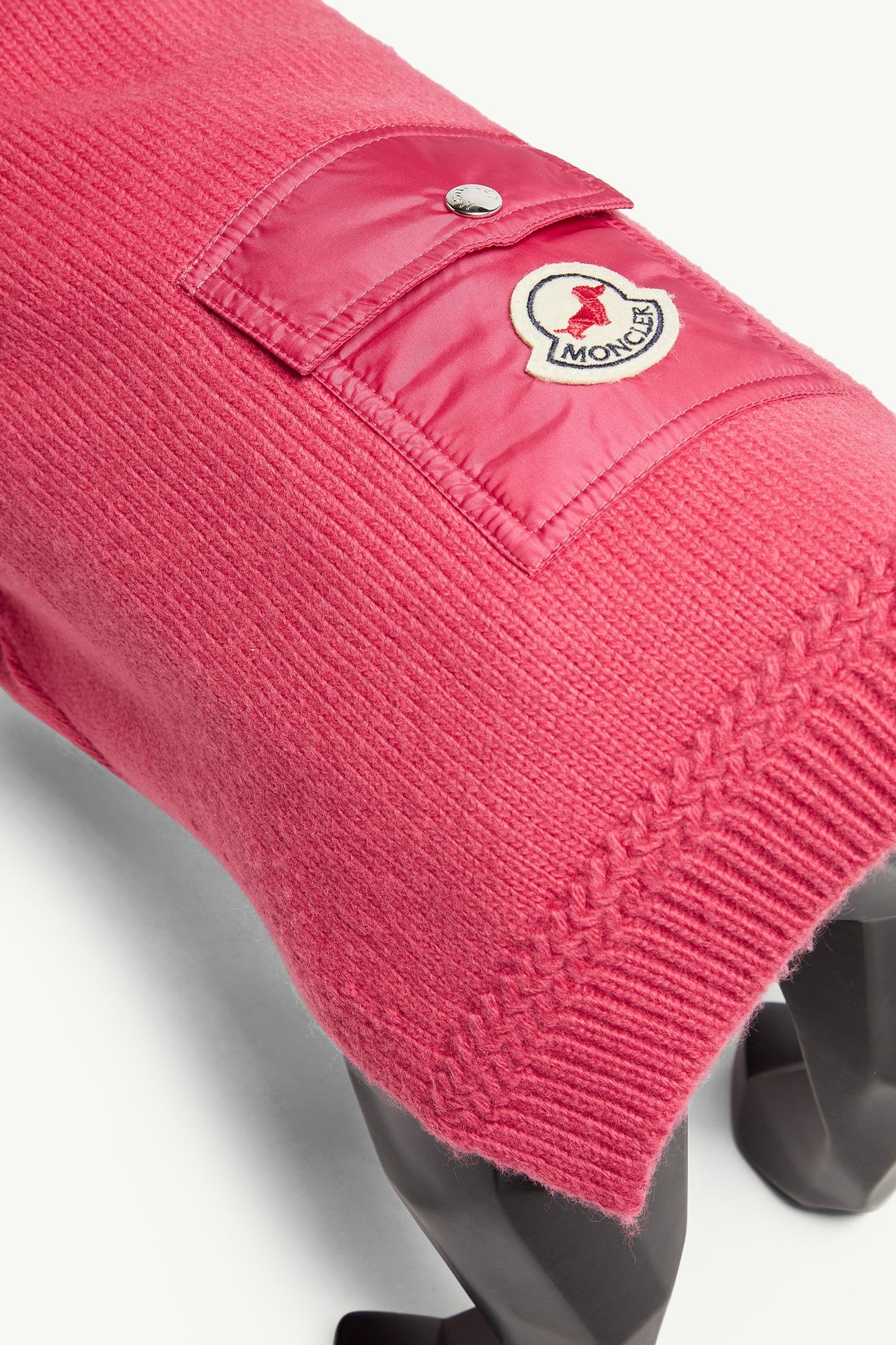 강아지 울 스웨터 젠더 뉴트럴 브라이트 핑크 Moncler 2