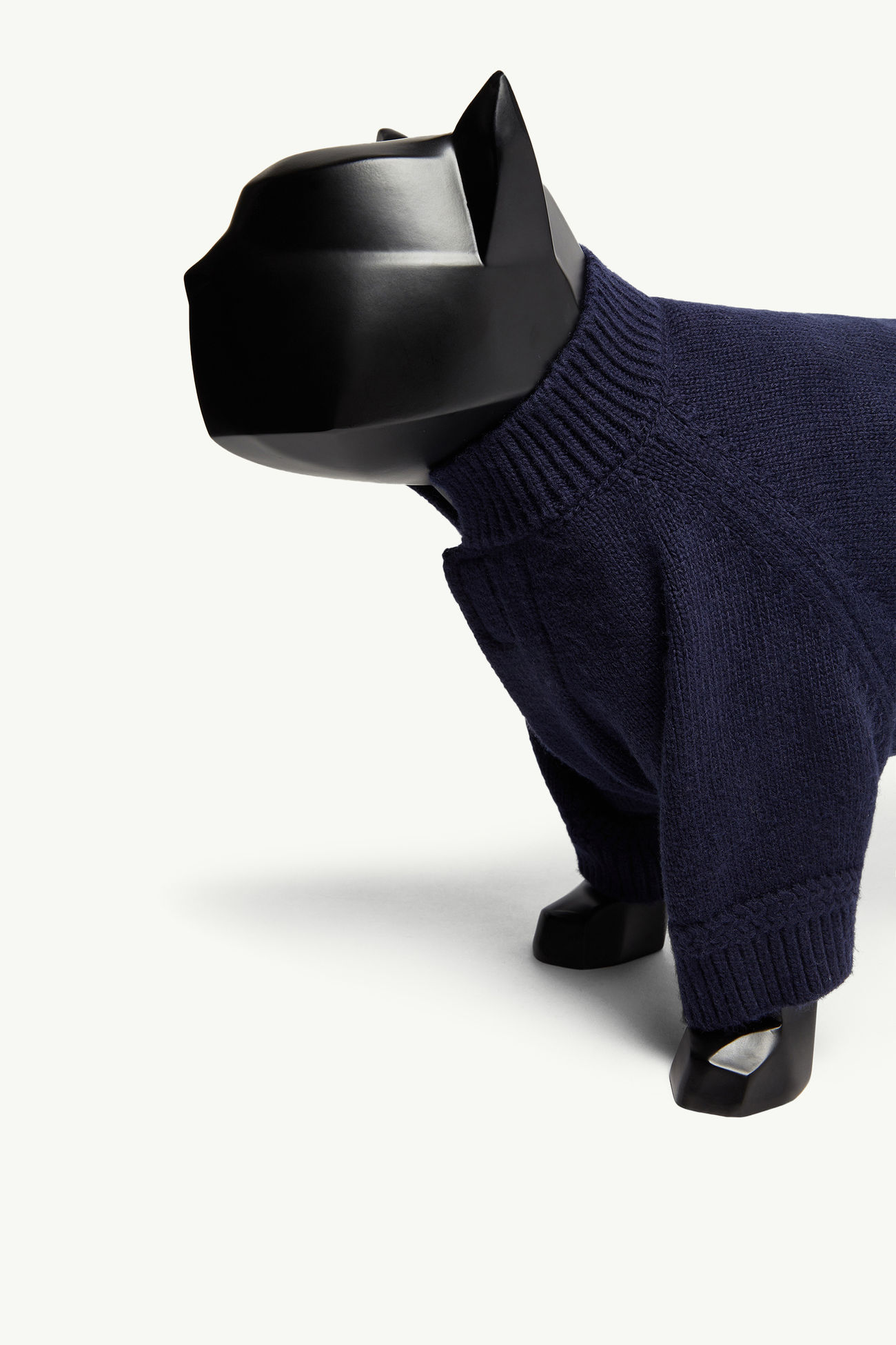 Maglione per cani in lana Gender Neutral Blu Scuro Moncler 1