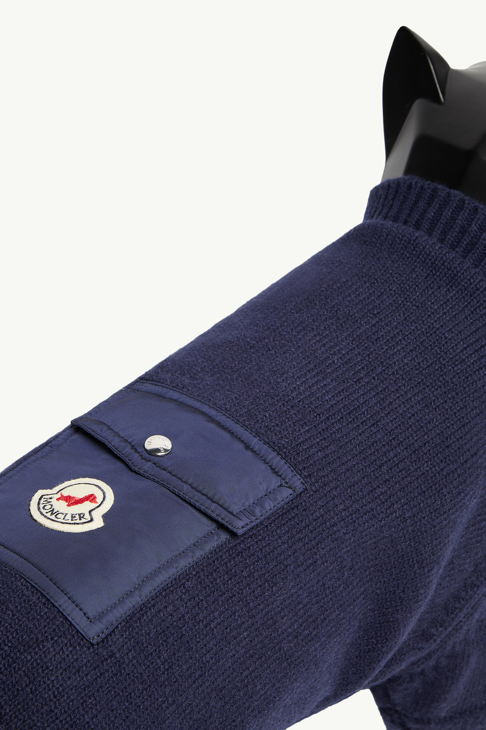 Hundepullover aus Wolle Genderneutral Dunkelblau Moncler 2