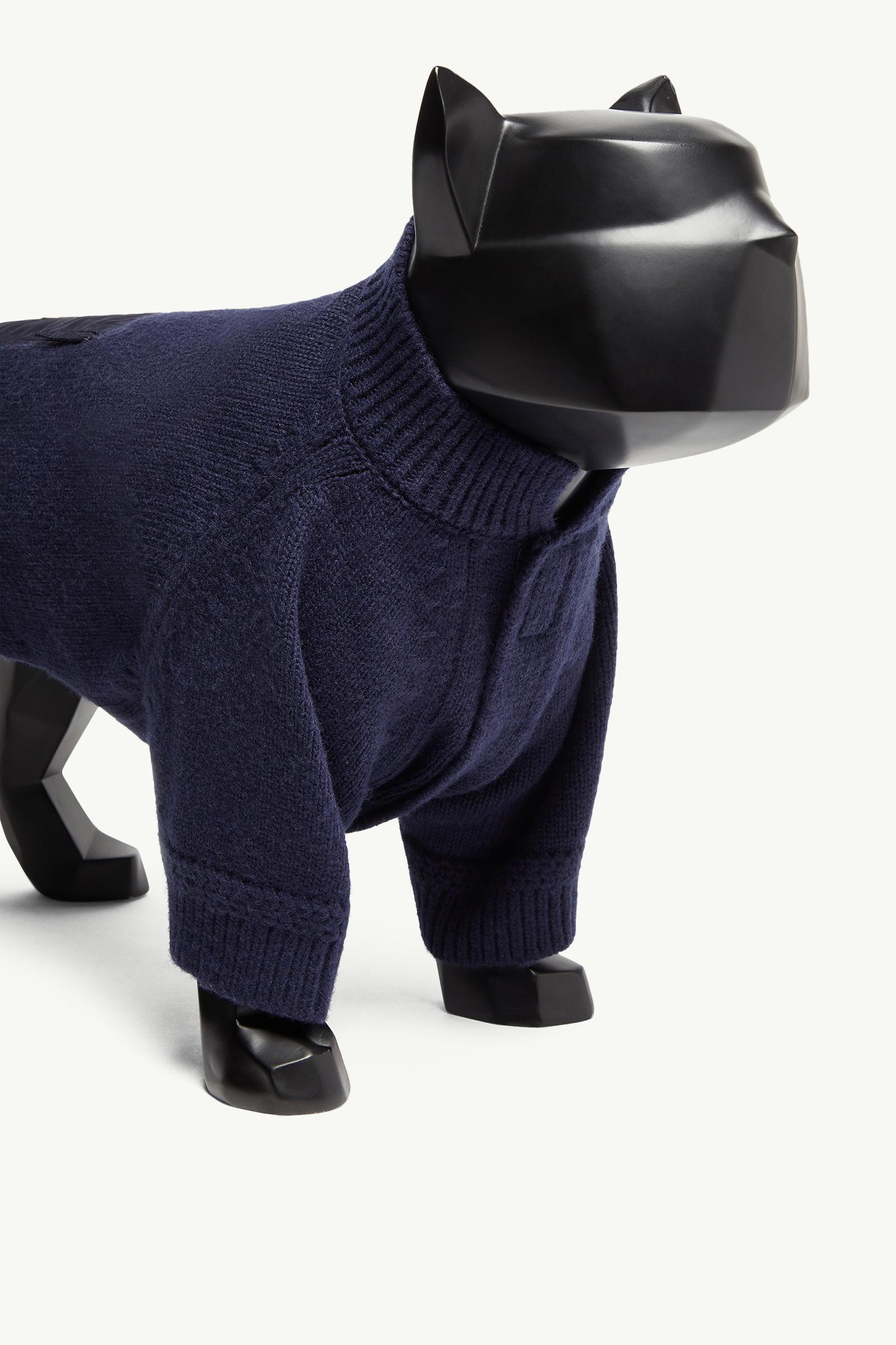 Maglione per cani in lana Blu Scuro - Moncler Poldo Dog Couture