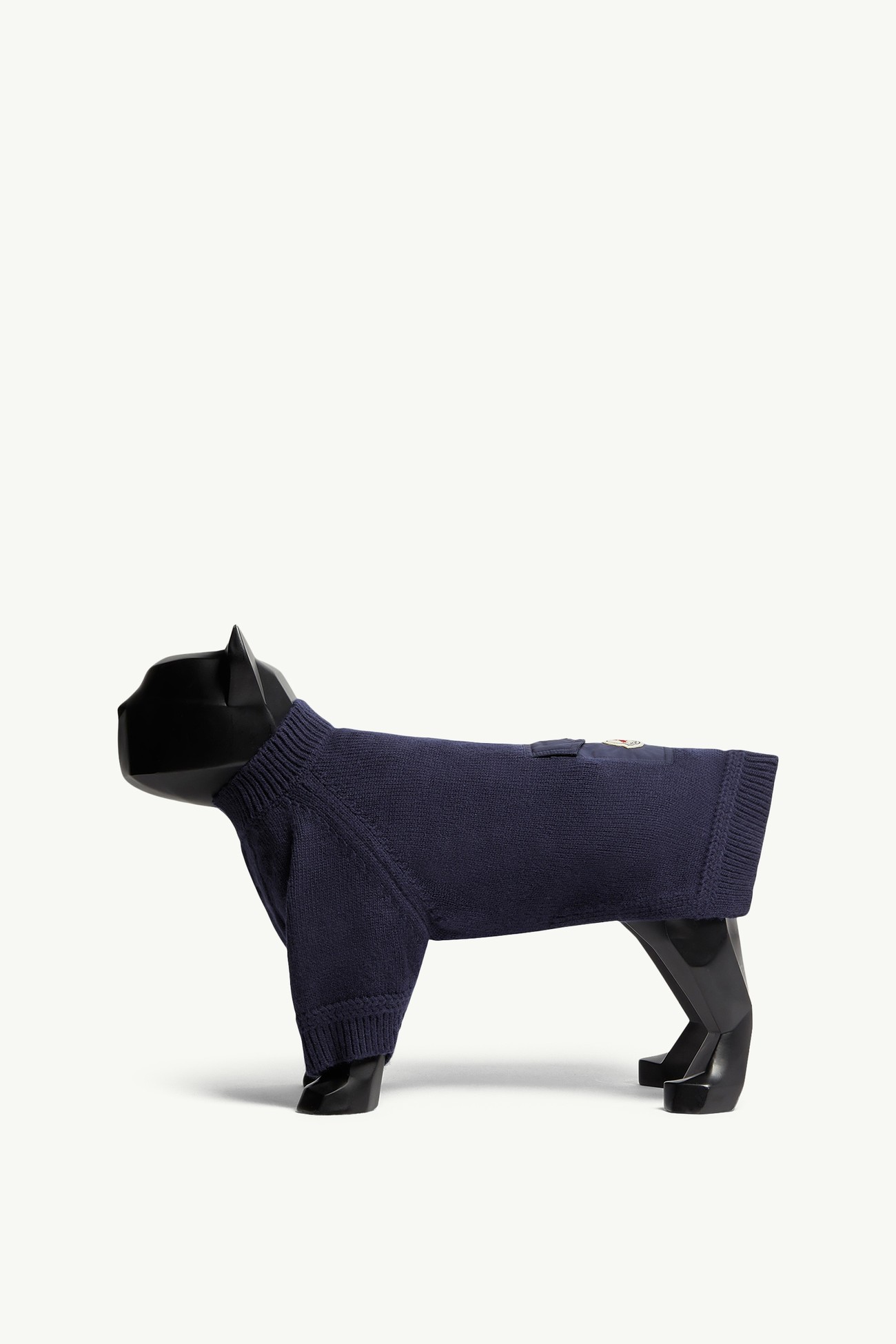 Wool Dog Jumper Gender Neutral Dark Blue Moncler 0