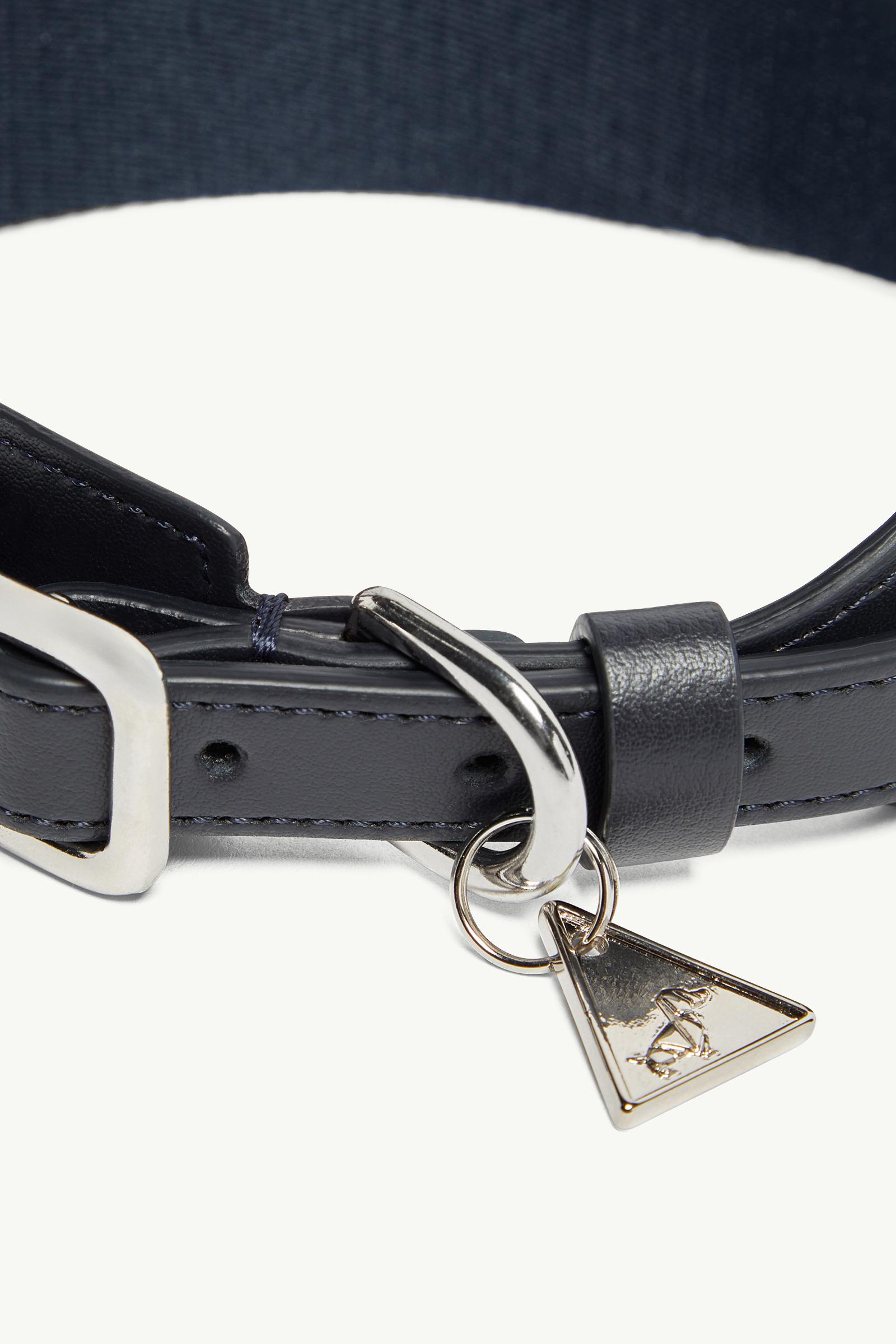 Logo Dog Collar Gender Neutral Dark Blue Moncler 1