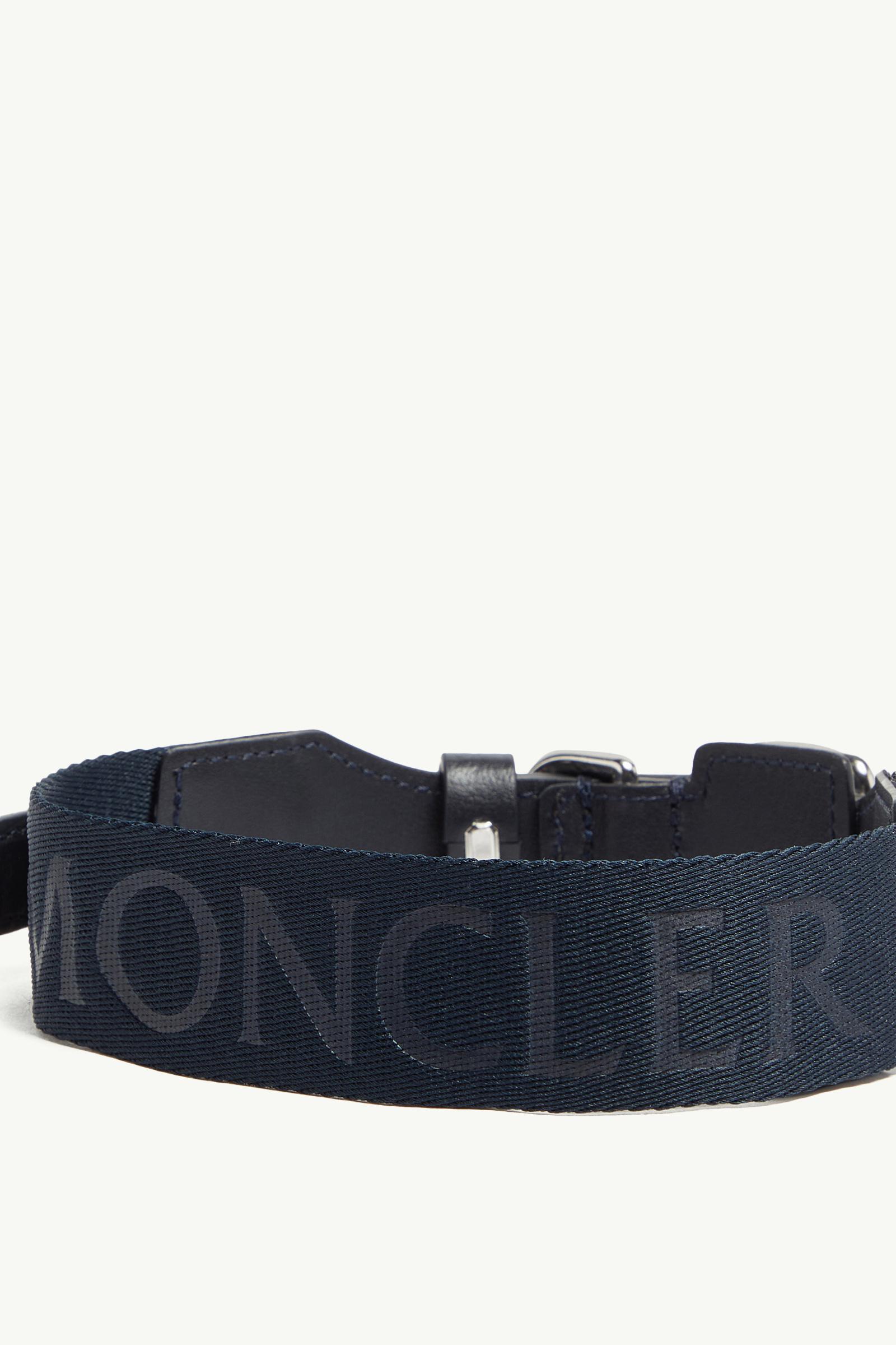 Logo Hundehalsband Dunkelblau - Moncler Poldo Dog Couture für