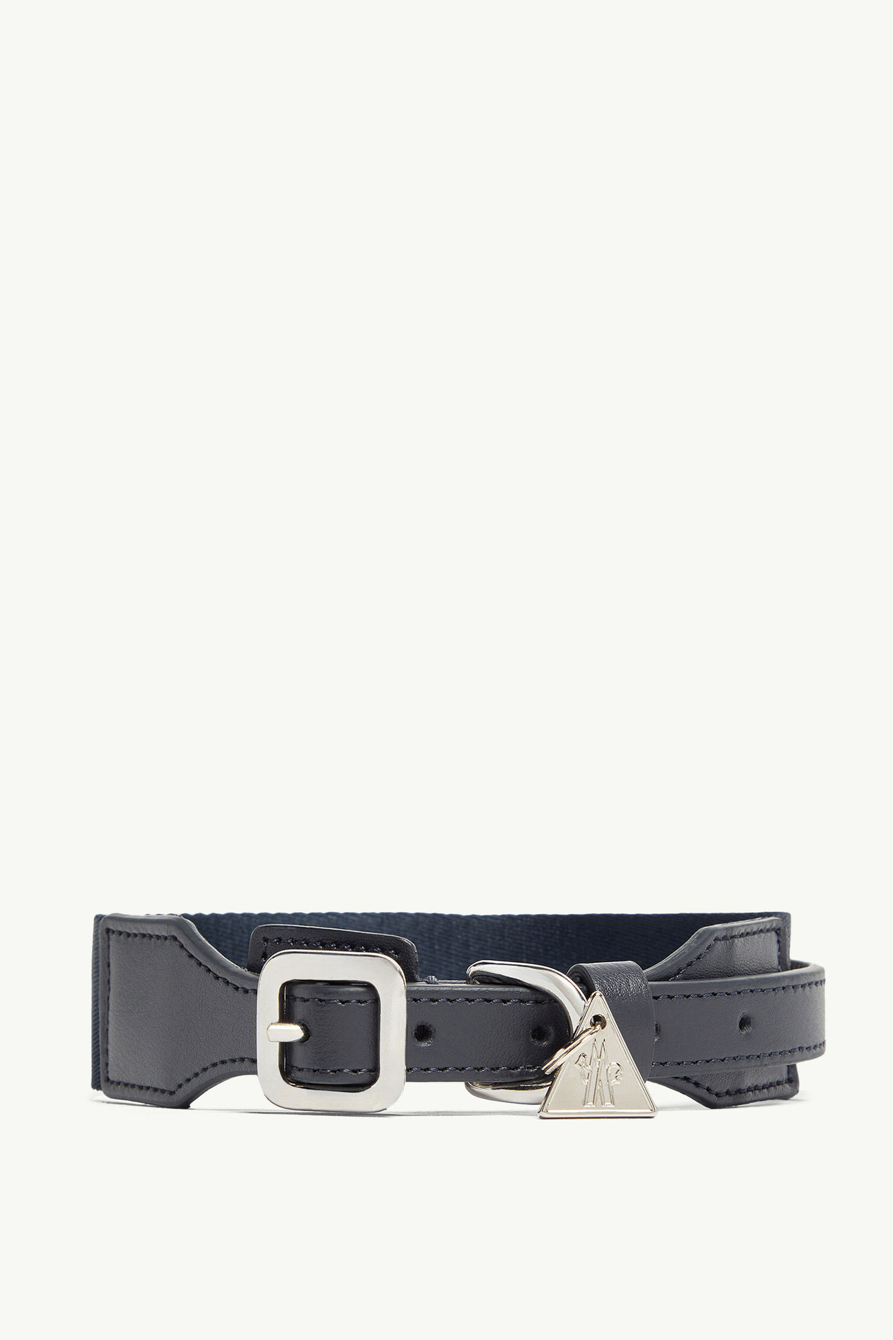 Logo Dog Collar Gender Neutral Dark Blue Moncler 0