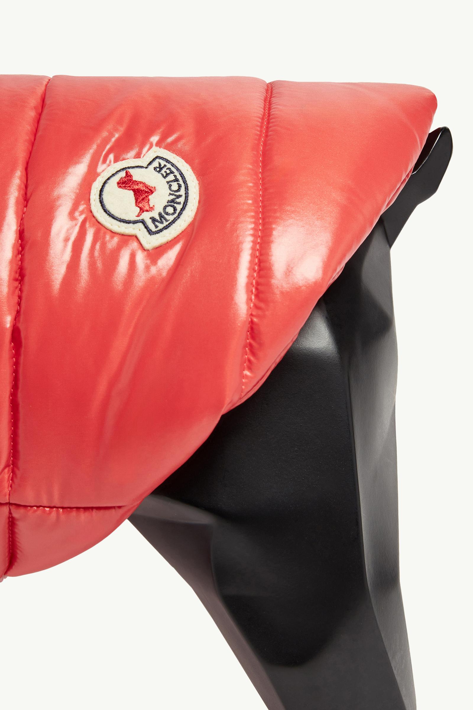 Red Padded Dog Gilet - Moncler Poldo Dog Couture for Special
