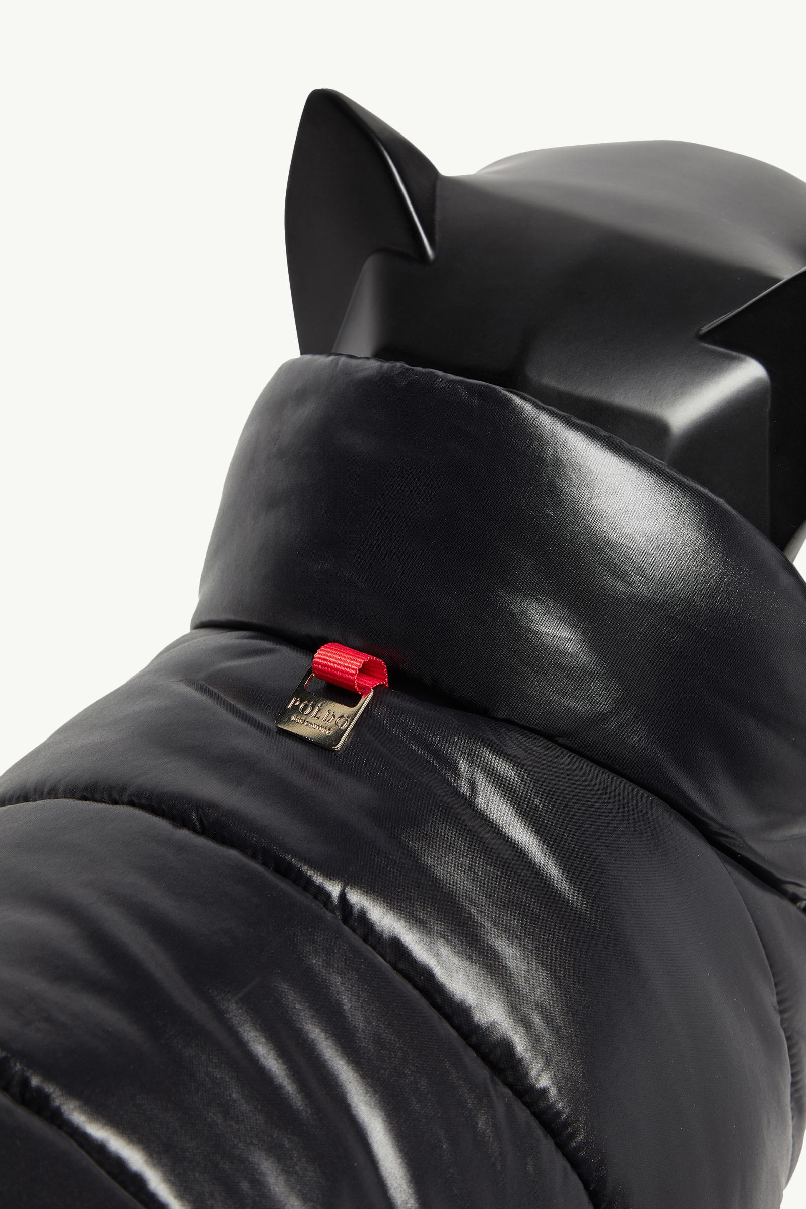 ブラック ドッグベスト : Moncler Poldo Dog Couture 向けの