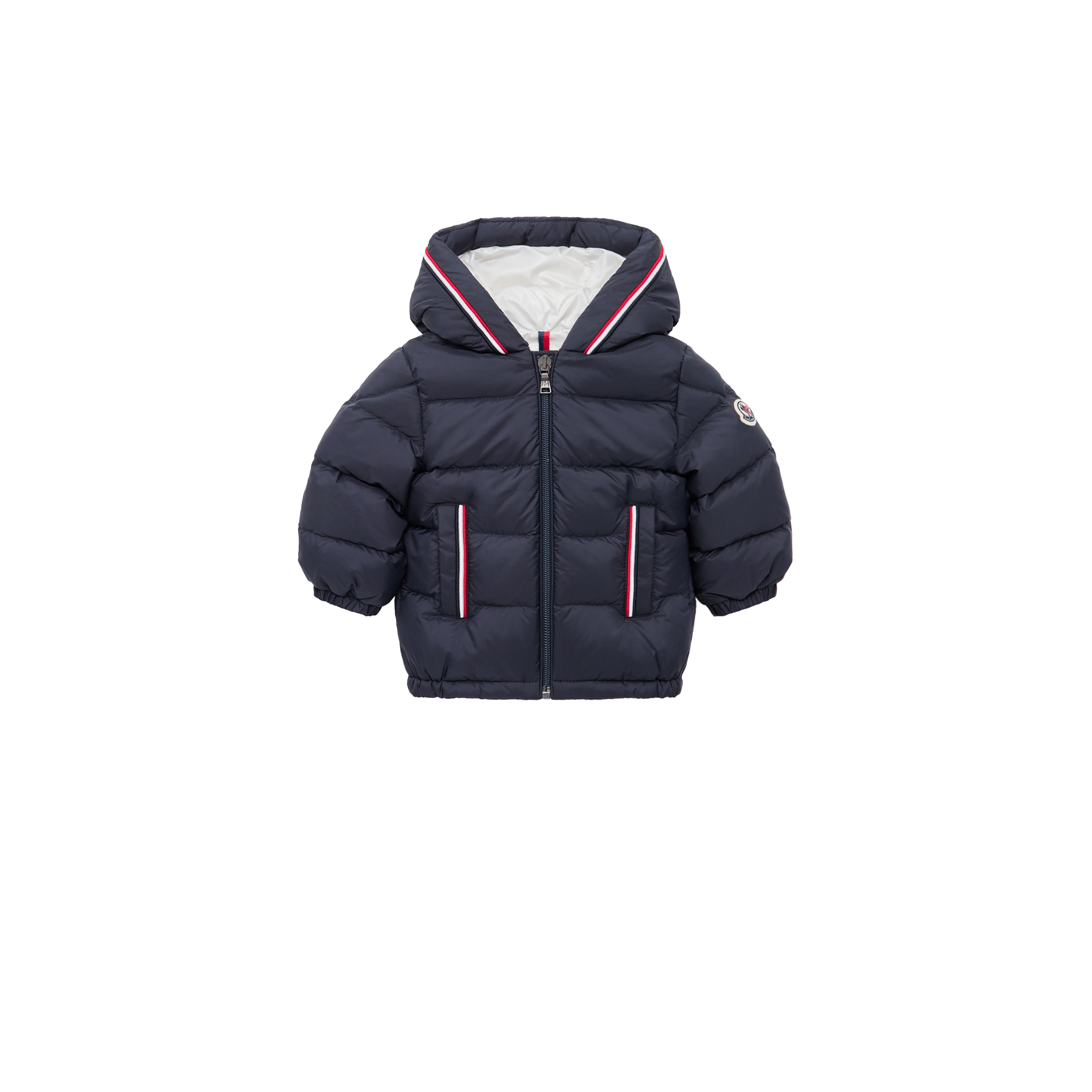 MONCLER ENFANT Merary Hooded Down Jacket, Boy, Blue, Size: 12/18M