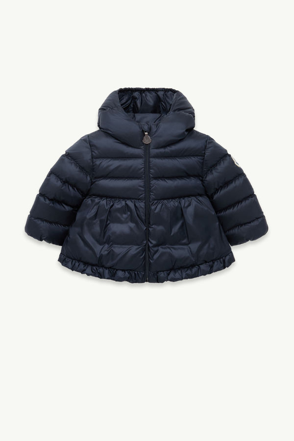 Doudoune à capuche Odile Fille Bleu Nuit Moncler 0
