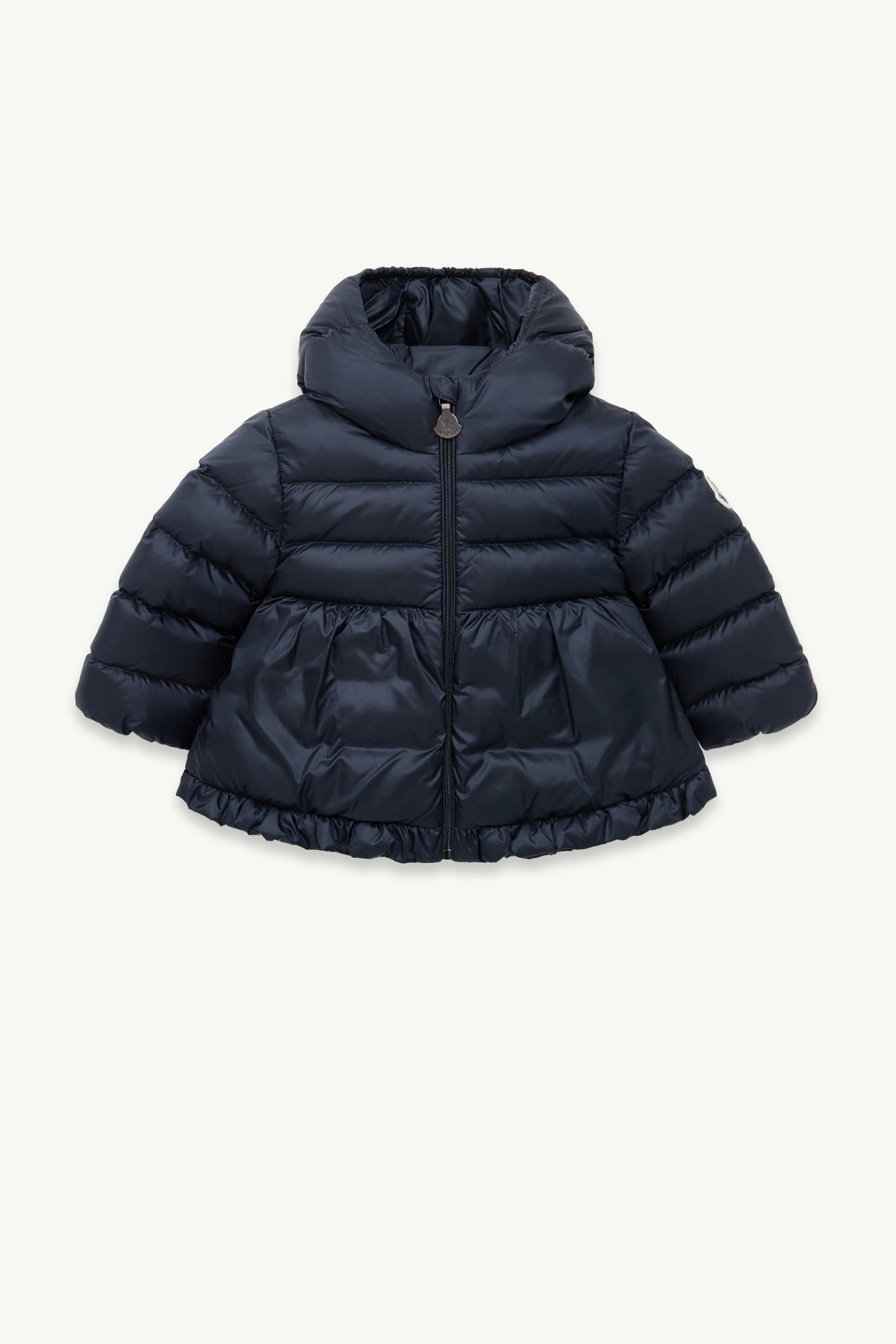 Odile Hooded Down Jacket Girl Night Blue Moncler 0