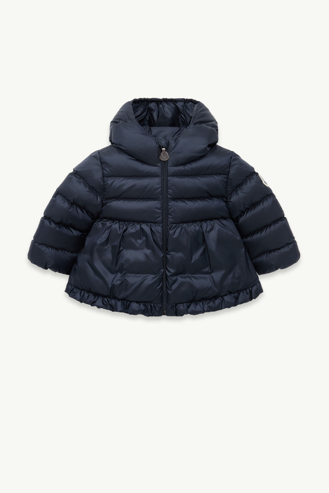 Plumífero con capucha Odile Niña Azul Noche Moncler 0