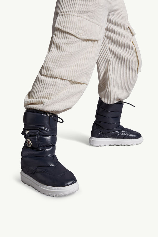 Petit Gaia Pocket Boots Gender Neutral Night Blue Moncler 1