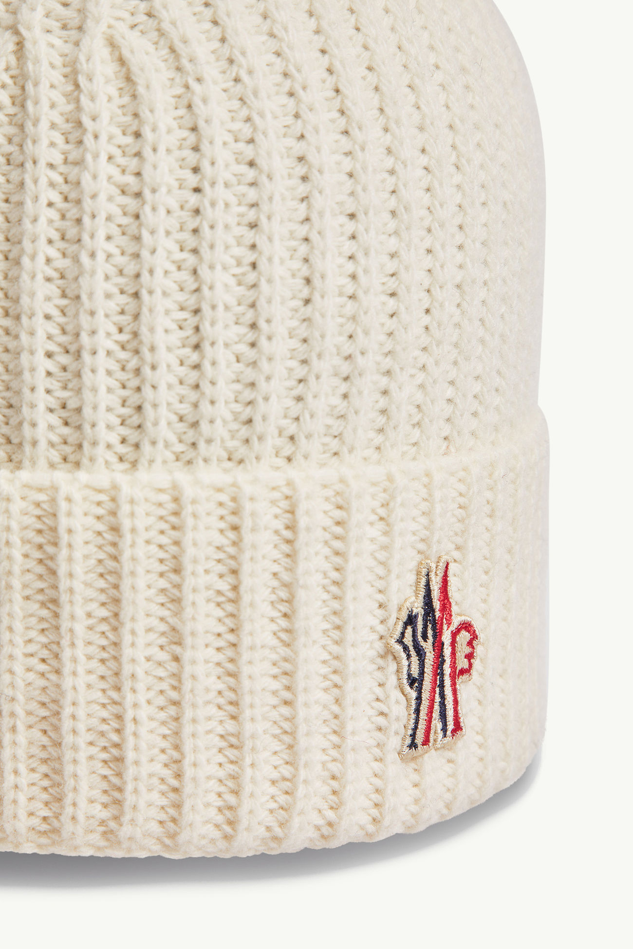 Mütze aus Wolle Genderneutral Weiß Moncler 1