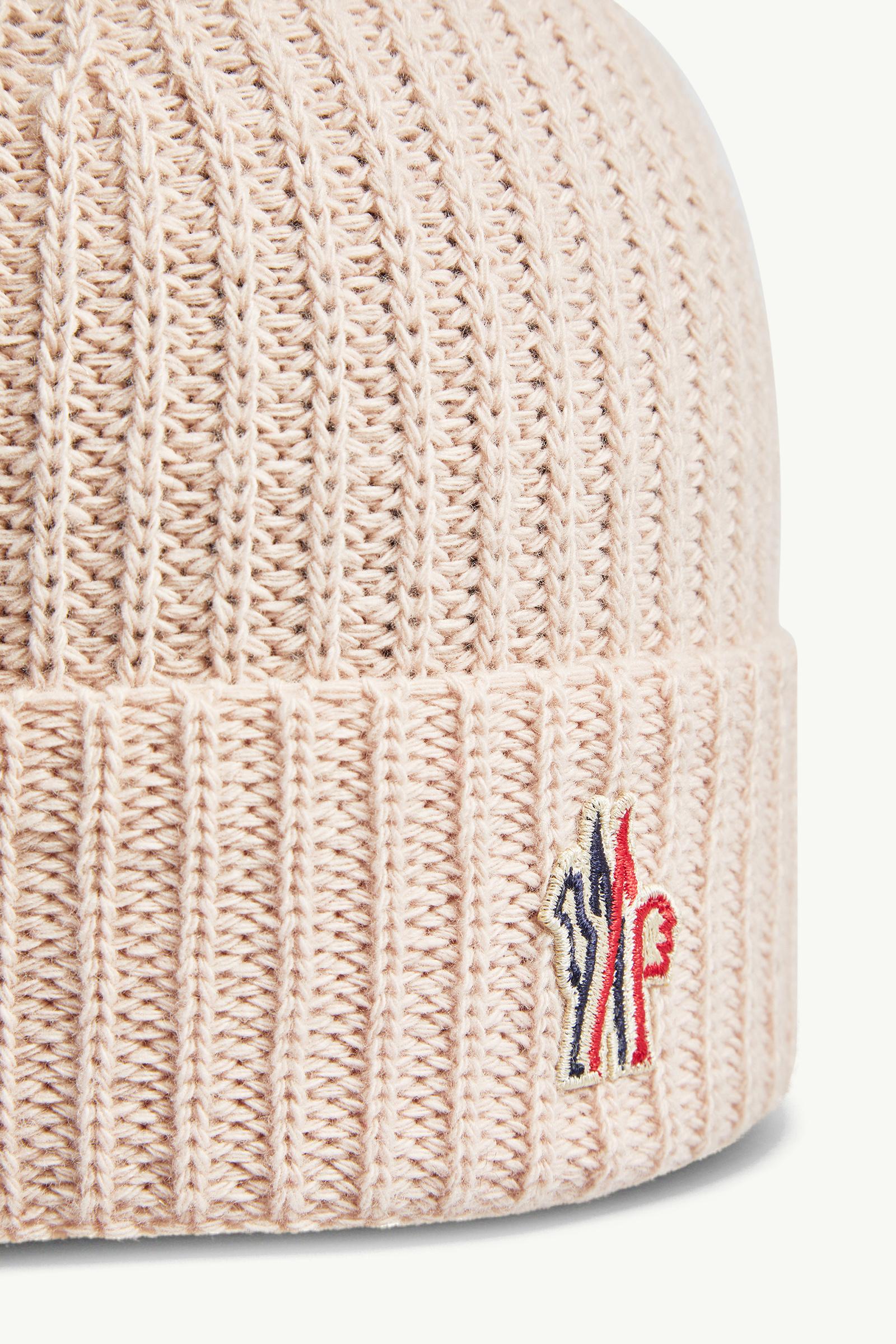 Wool Beanie Girl Light Pink Moncler 1