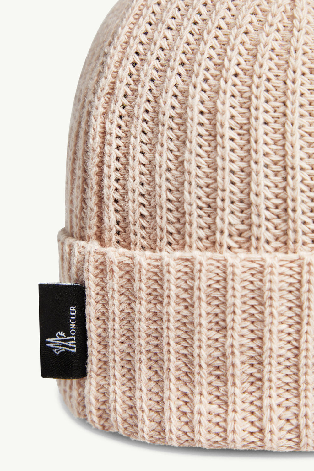 Wool Beanie Girl Light Pink Moncler 3