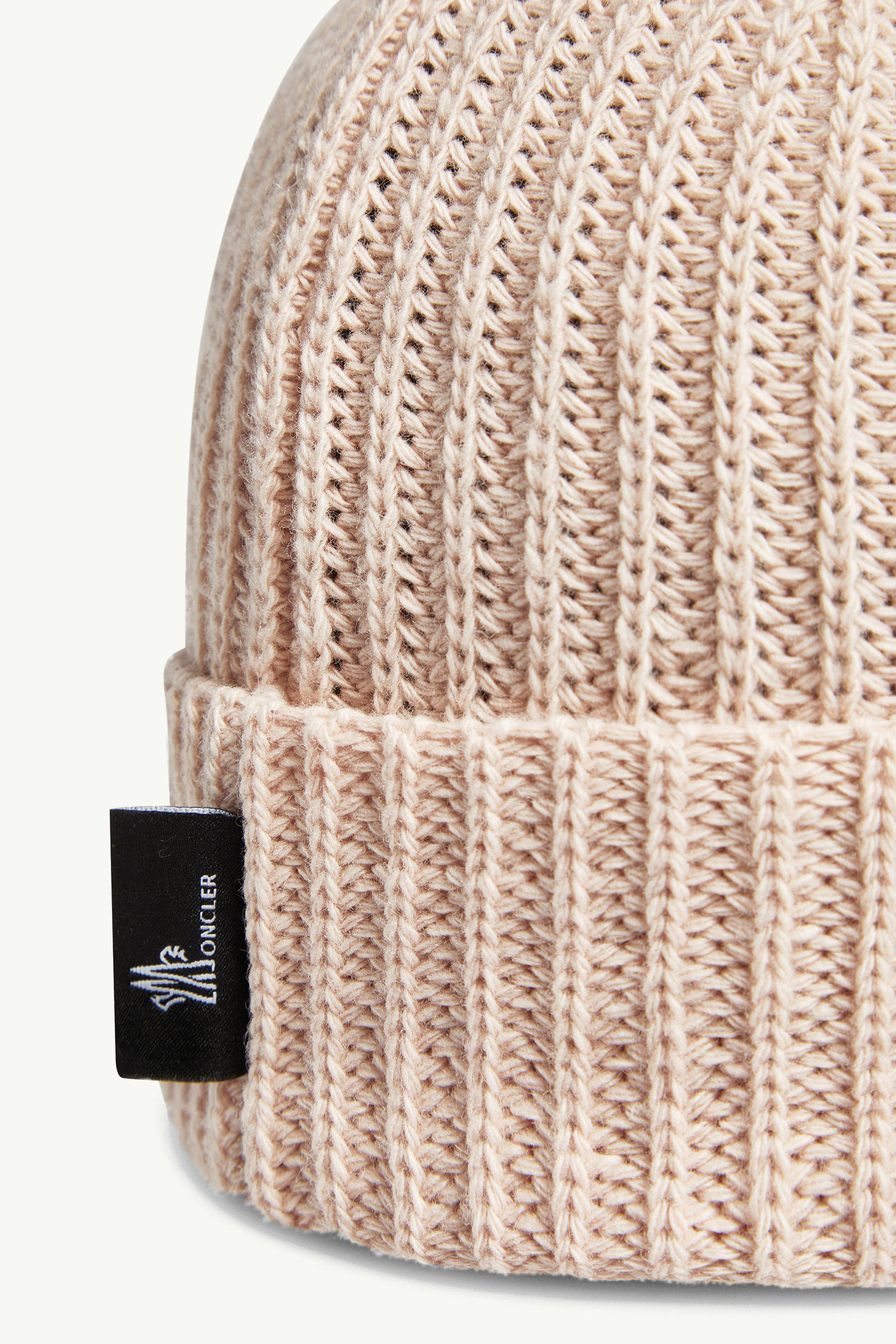 Wool Beanie Girl Light Pink Moncler 3