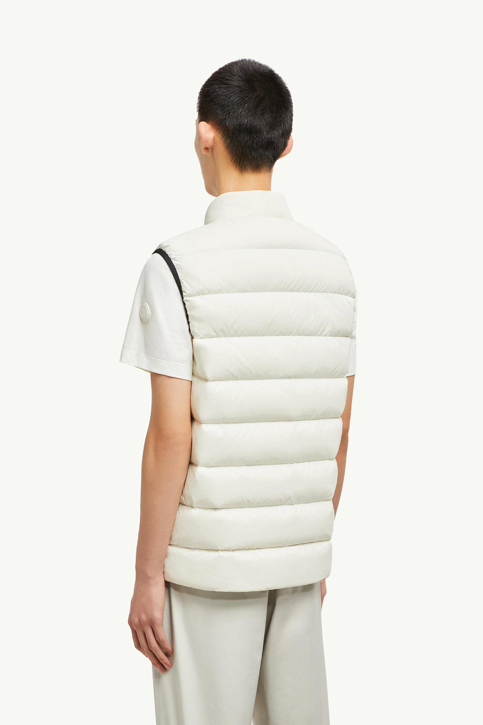 Plaret Daunenweste Herren Weiß-Elfenbein Moncler 4