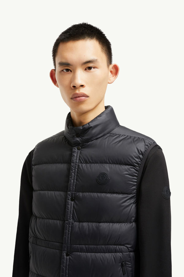 Plaret Down Gilet Men Black Moncler 1