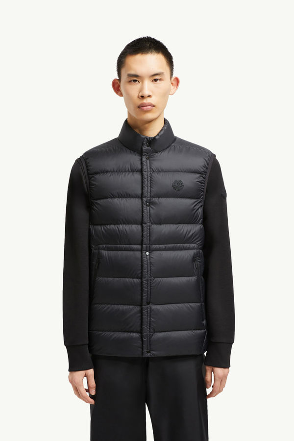 Plaret Down Gilet Men Black Moncler 3