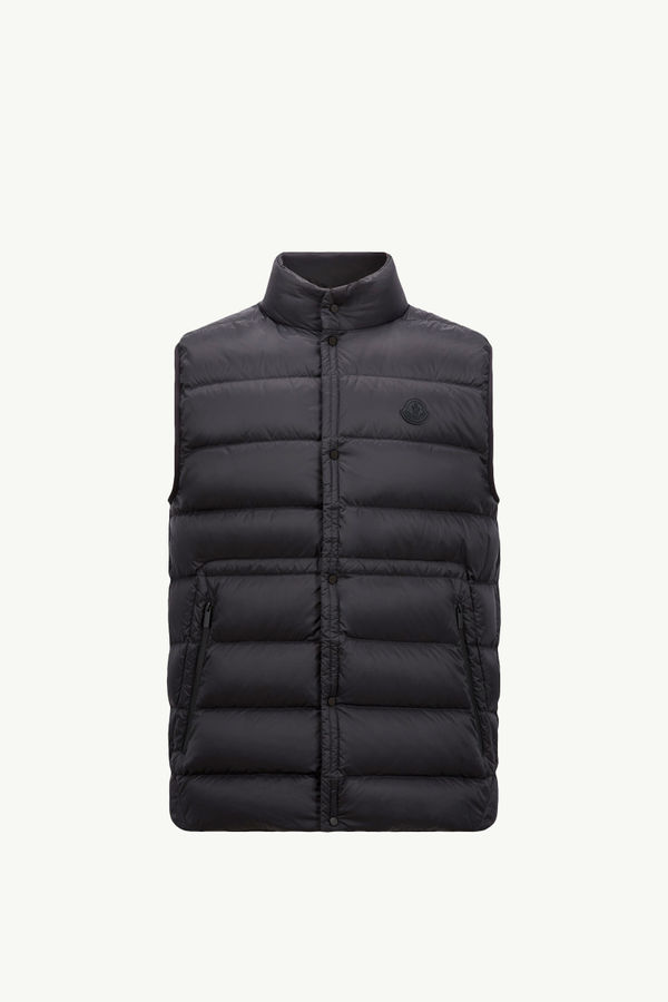 Plaret Down Gilet Men Black Moncler 2