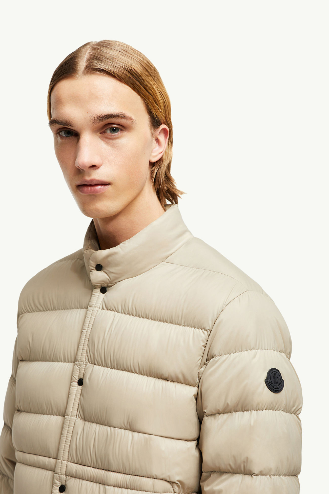 Charvin短身羽絨外套 男士 米色 Moncler 1