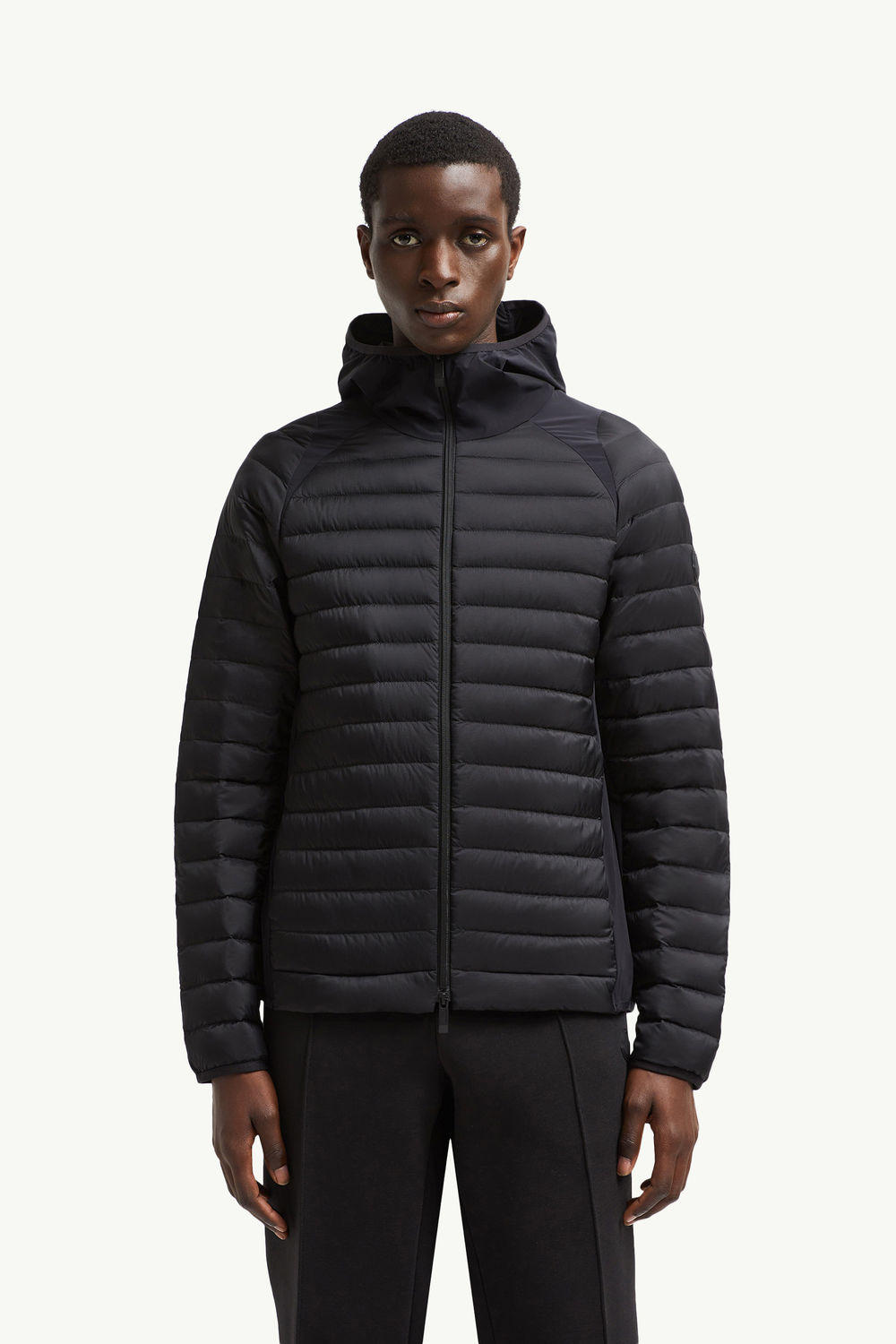 Galbert kurze Daunenjacke mit Kapuze Herren Schwarz Moncler 3