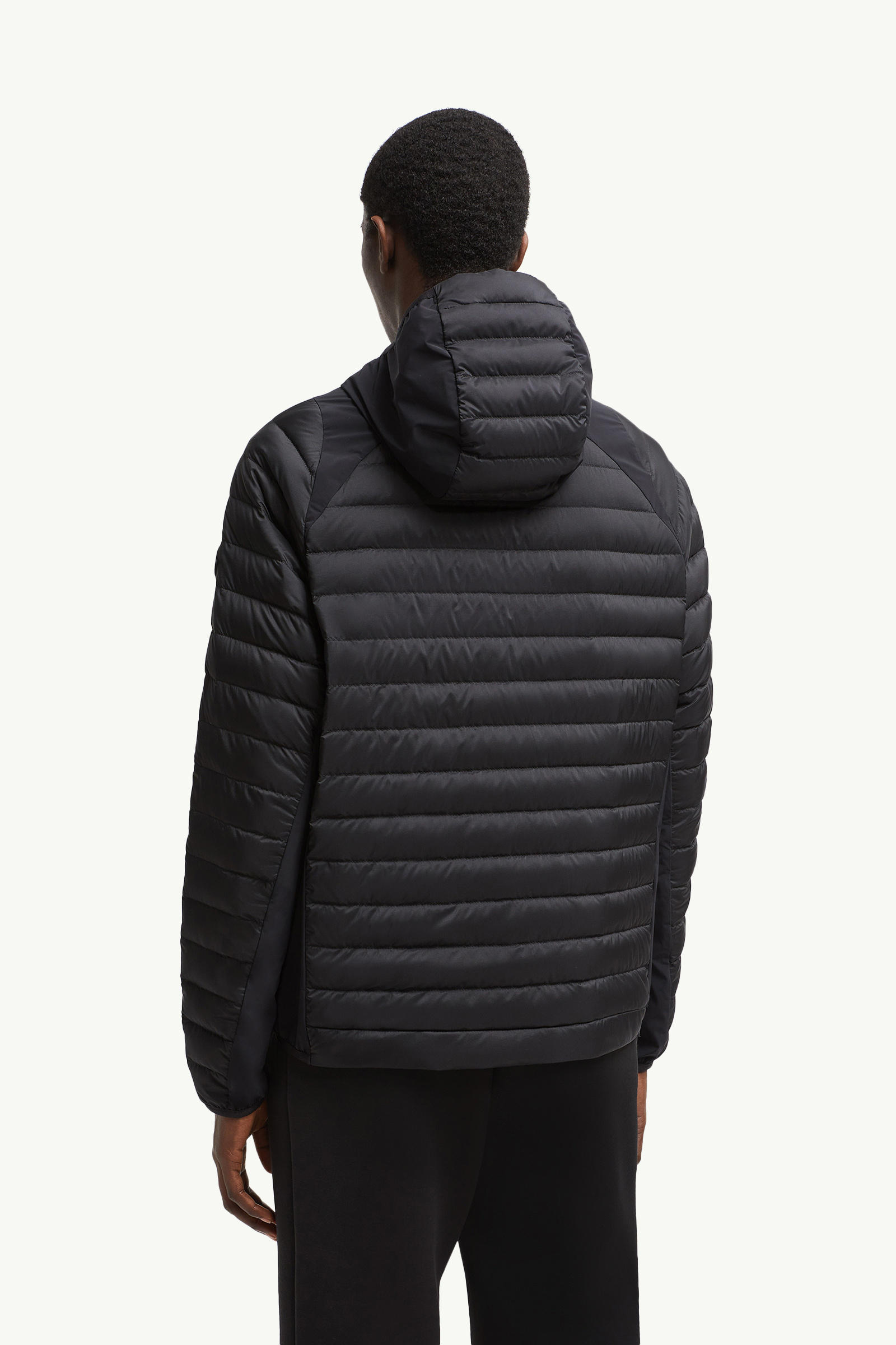 Galbert Hooded Short Down Jacket Men Black Moncler 4