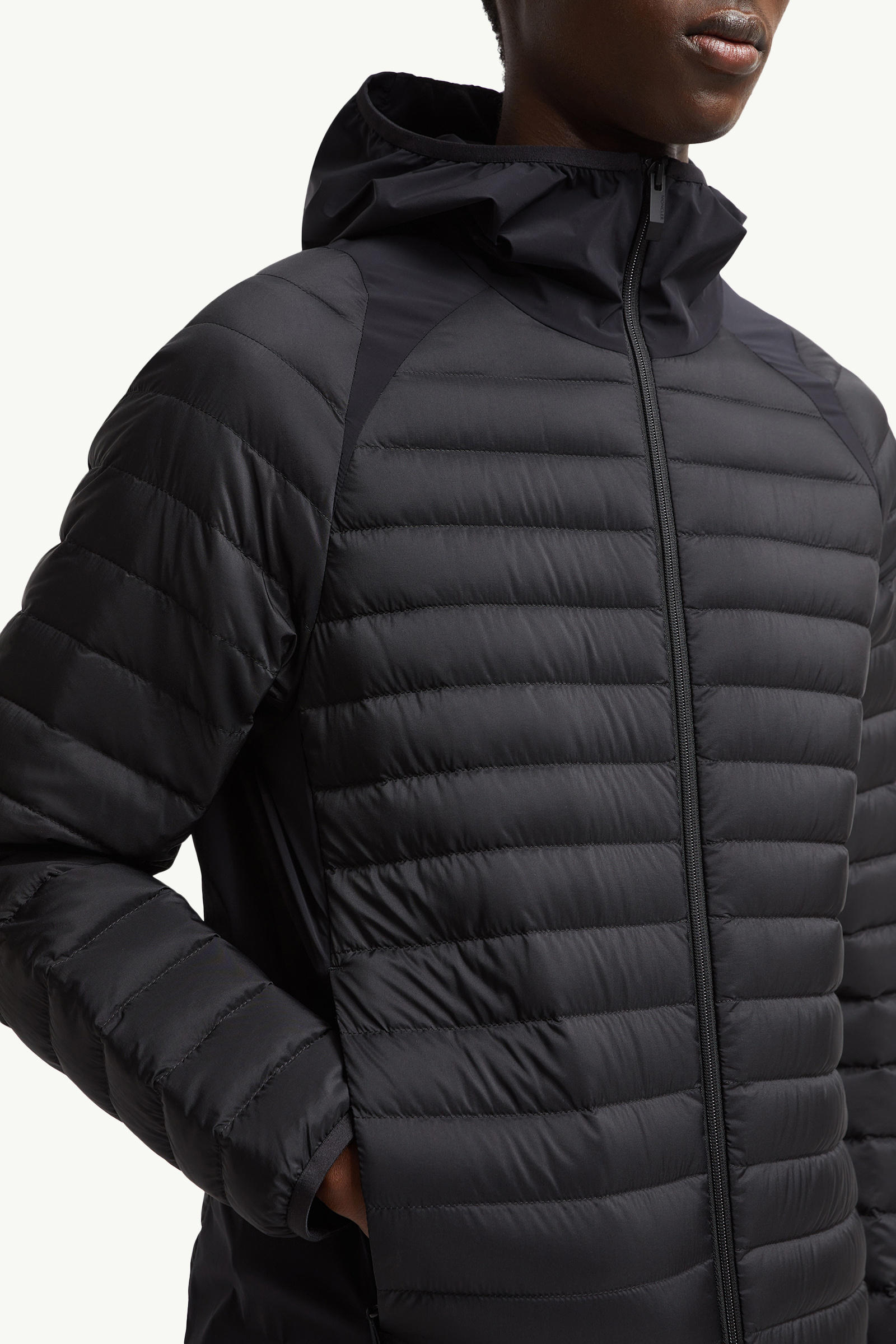 Galbert Hooded Short Down Jacket Men Black Moncler 5