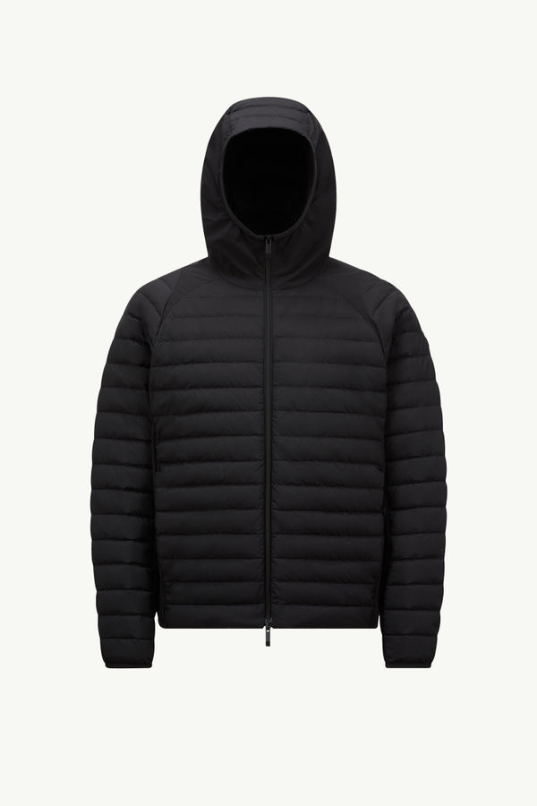 Galbert Hooded Short Down Jacket Men Black Moncler 2