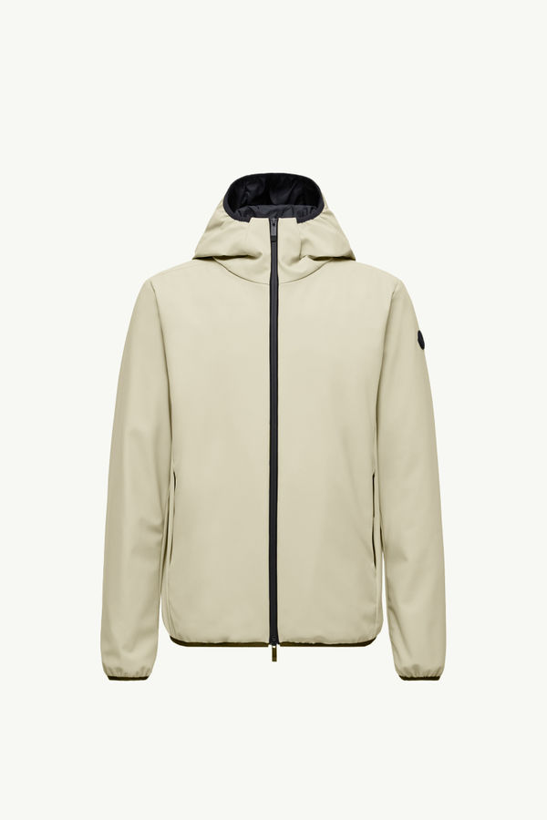 Chalves kurze Daunenjacke mit Kapuze Herren Hellbeige Moncler 2