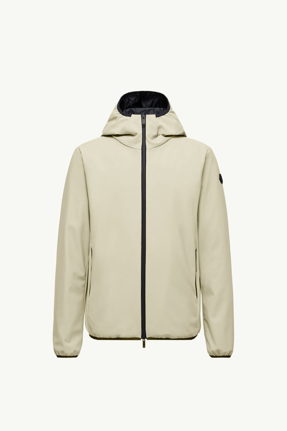 Doudoune courte Chalves à capuche Hommes Beige Clair Moncler 2