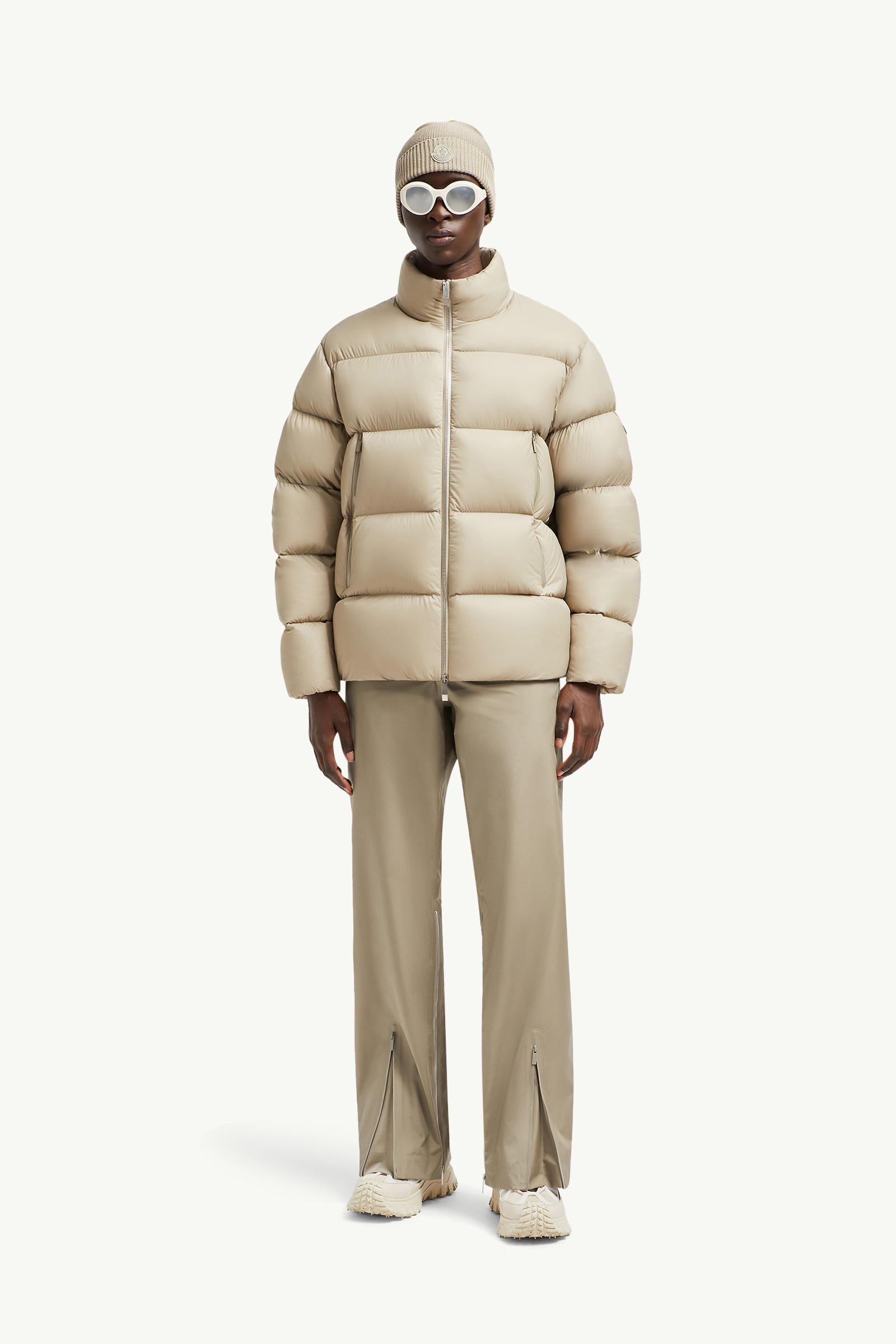 Tarn Short Down Jacket Men Light Beige Moncler 0