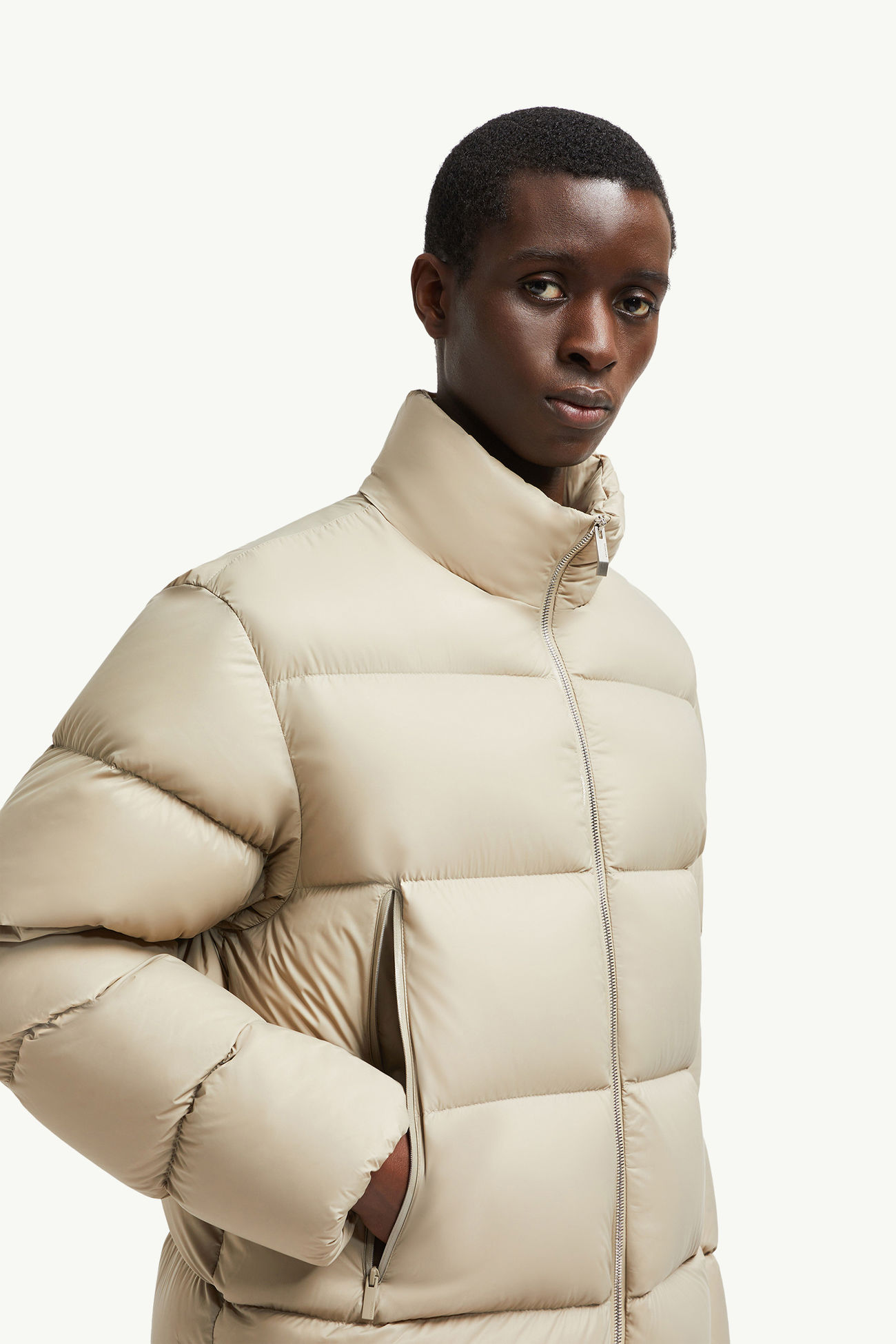 Tarn短身羽絨外套 男士 淺米色 Moncler 1