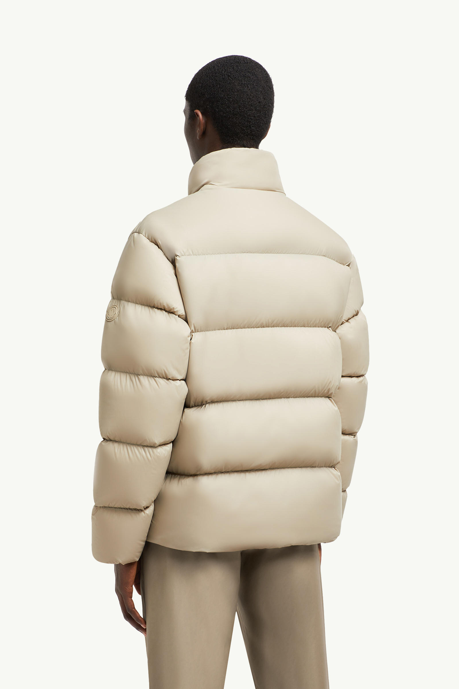 Tarn Short Down Jacket Men Light Beige Moncler 4