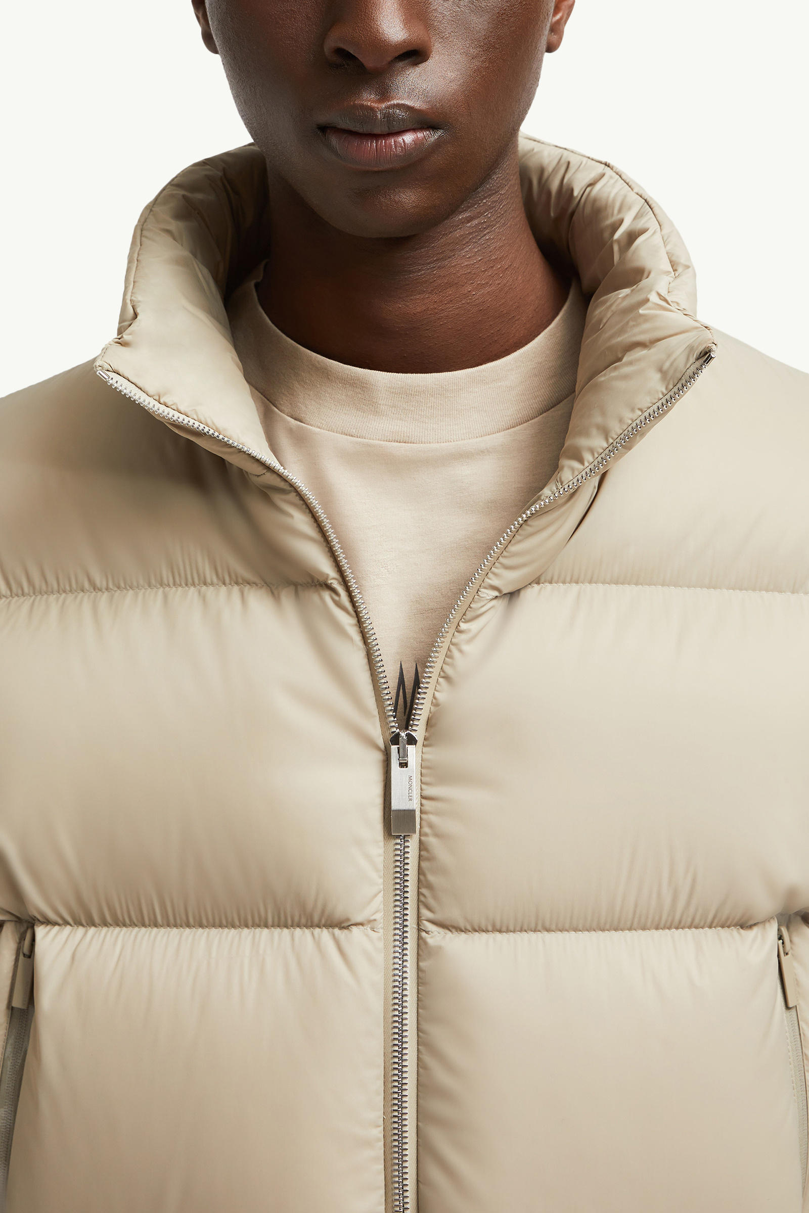 Tarn Short Down Jacket Men Light Beige Moncler 5