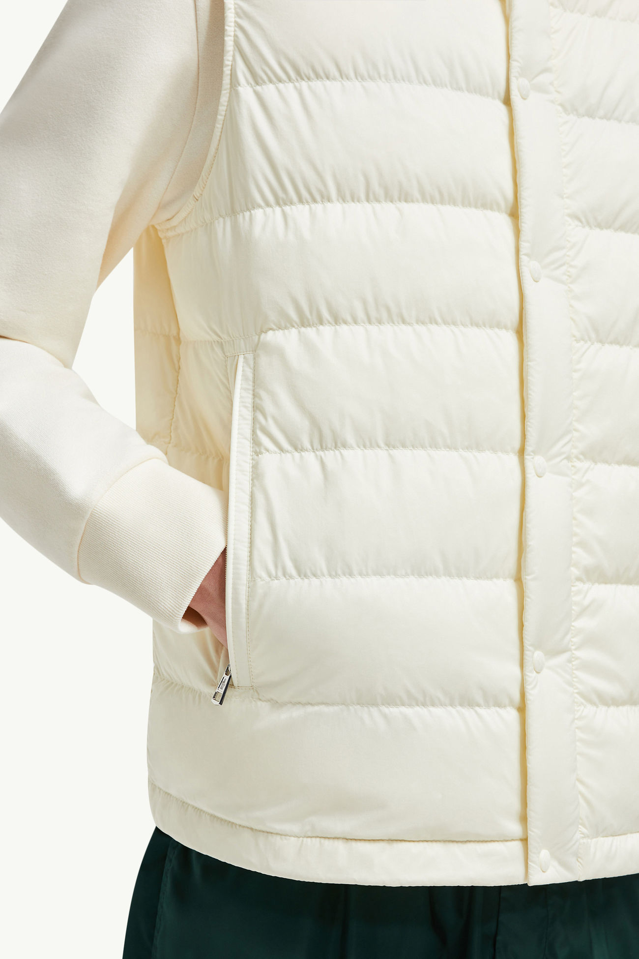 Barthe Down Vest Men White Moncler 5