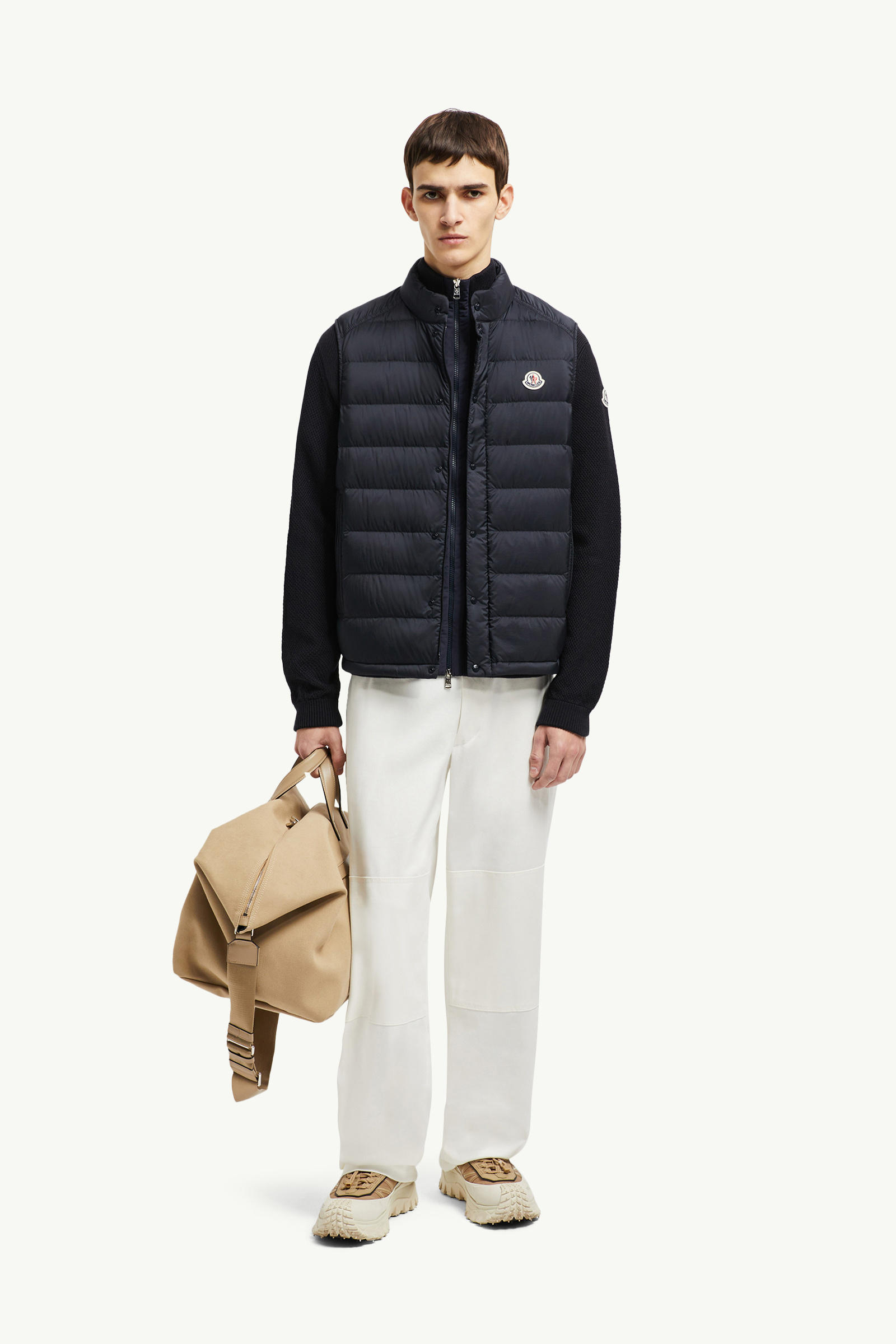 Barthe Down Gilet Men Navy Blue Moncler 0