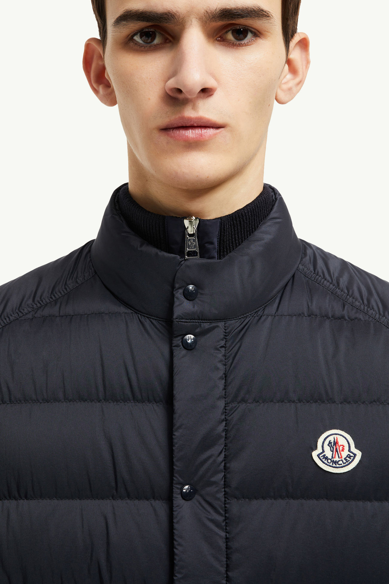 Barthe羽絨背心 男士 海軍藍色 Moncler 6