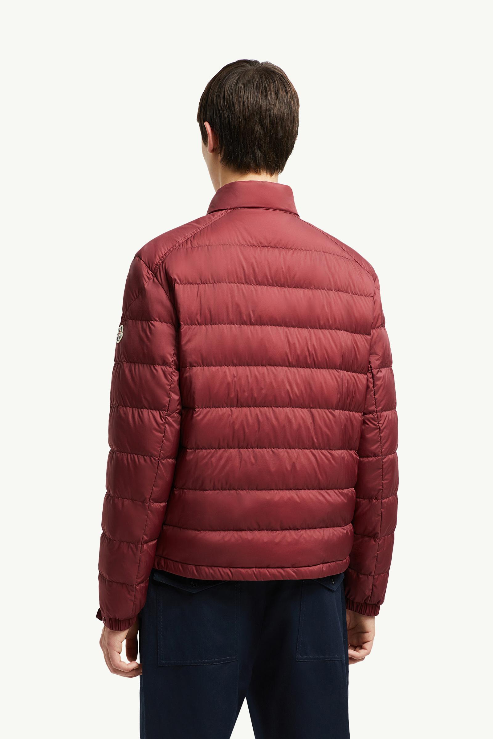 Brick Red Selves Short Down Jacket - Short Down Jackets for
