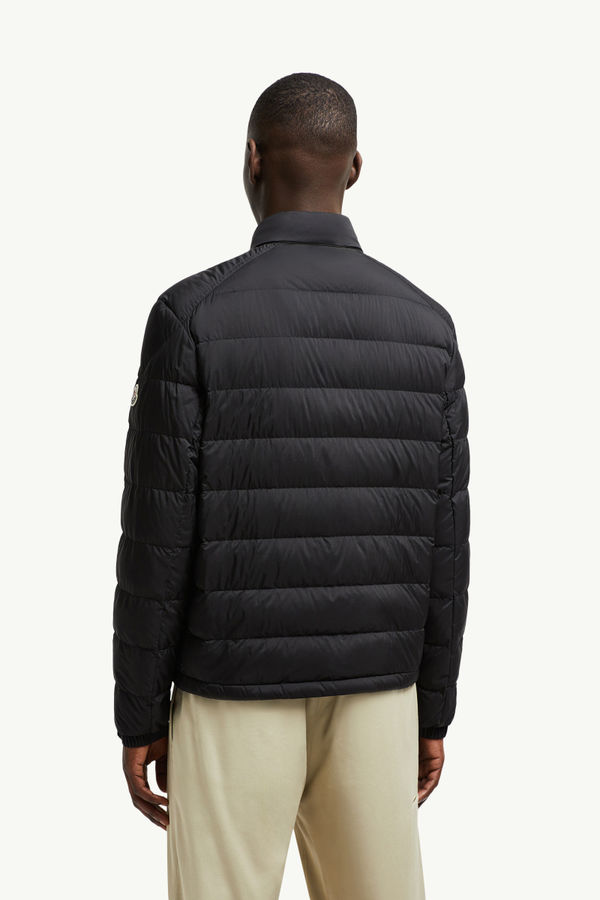 Selves Short Down Jacket Men Black Moncler 4