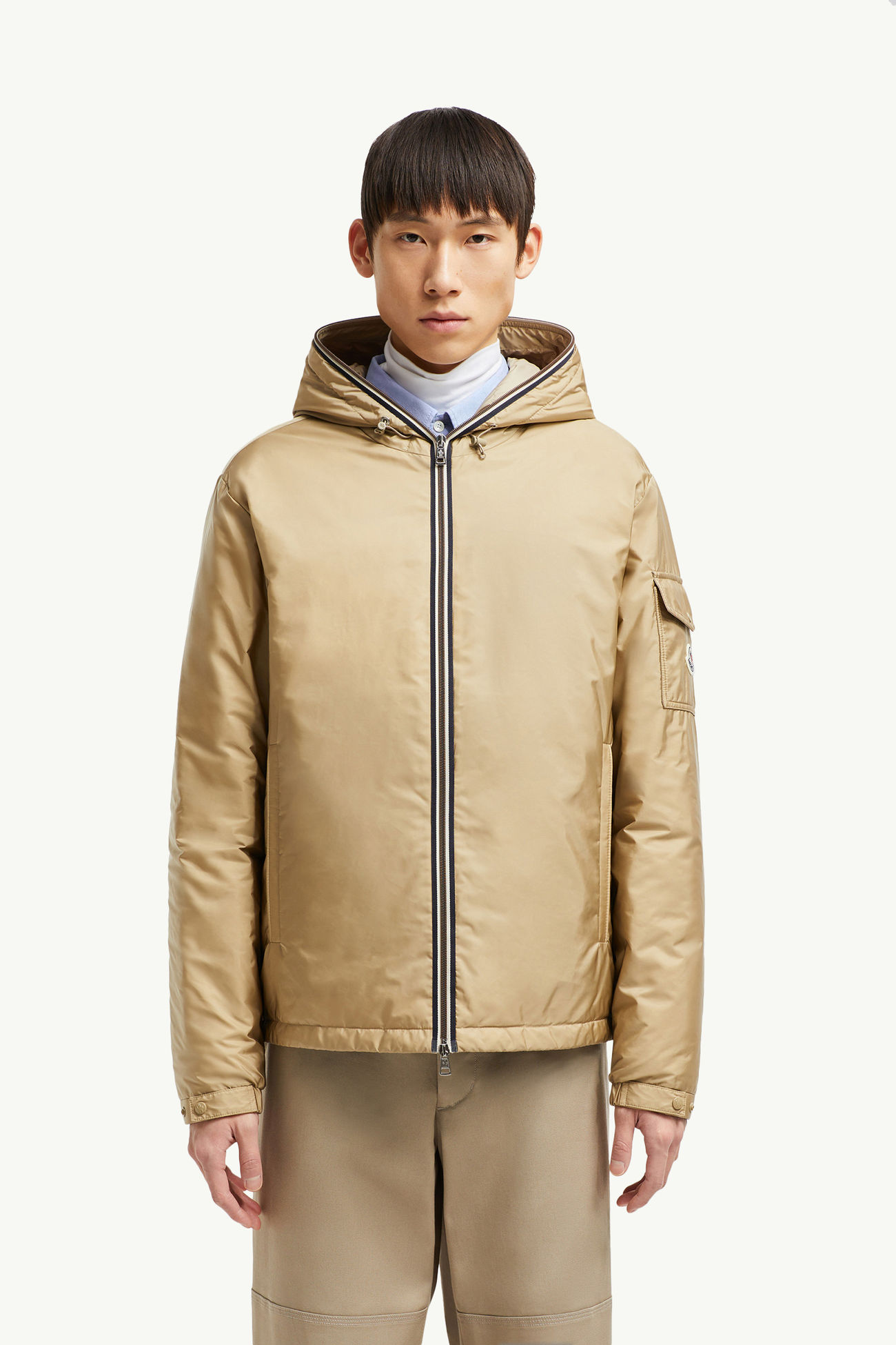 Doudoune courte à capuche Evettes Hommes Beige Sable Moncler 3
