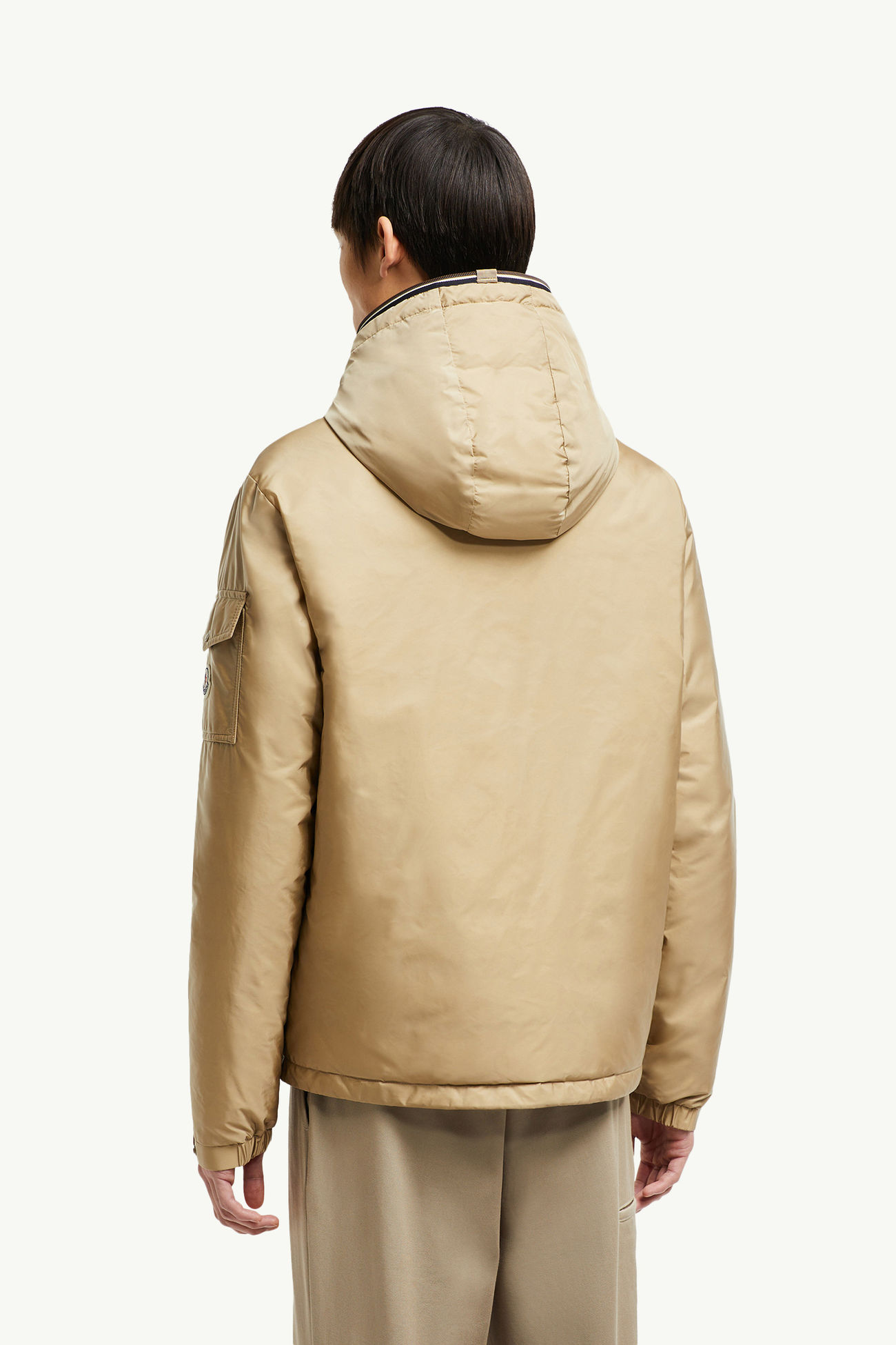 Doudoune courte à capuche Evettes Hommes Beige Sable Moncler 4