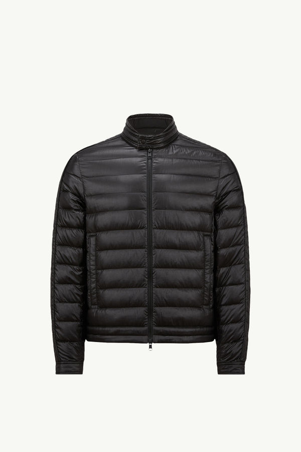 Jacobus Down Biker Jacket Men Black Moncler 2